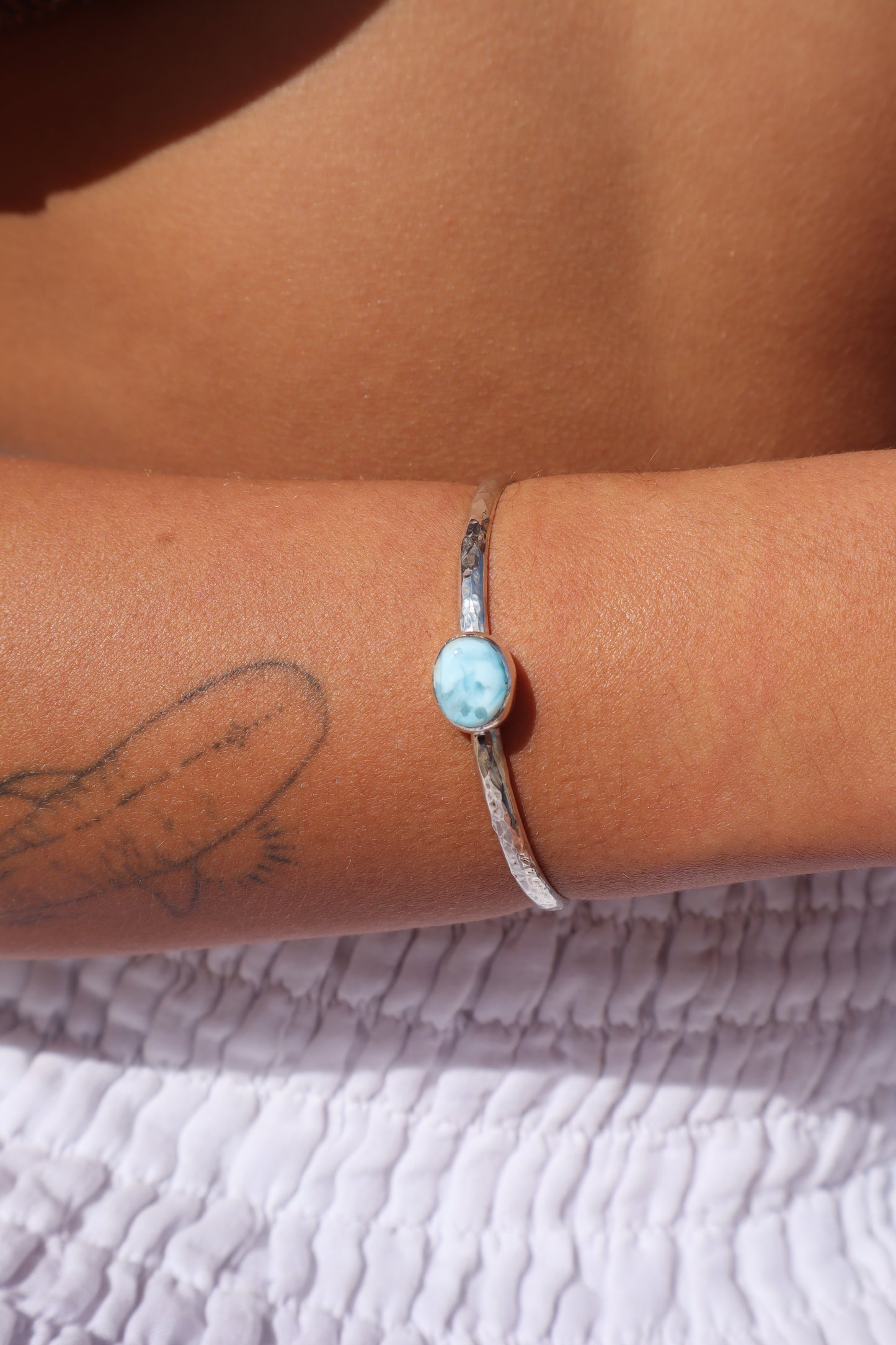 Larimar Wanderer Cuff