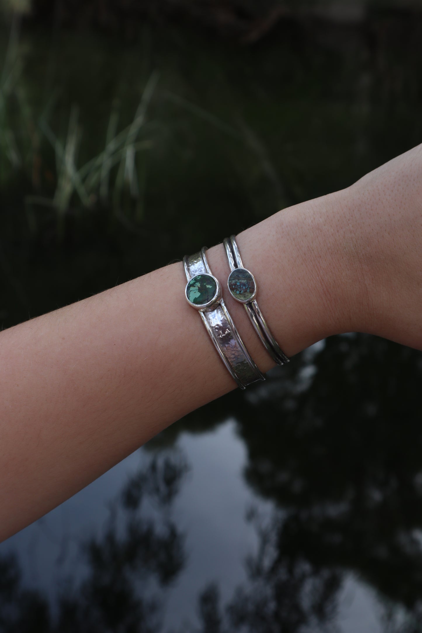 Triple Turquoise Cuff