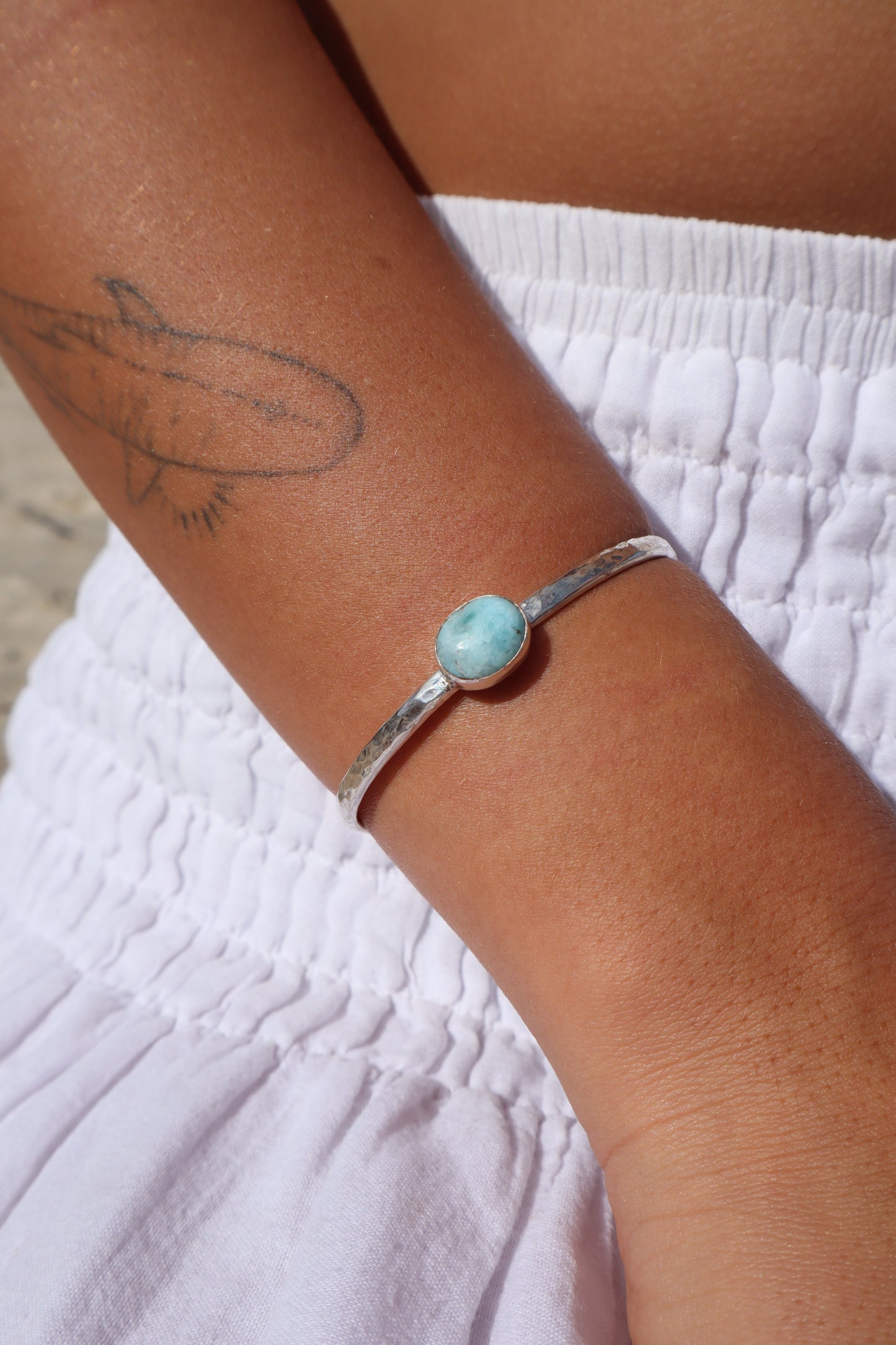 Larimar Wanderer Cuff