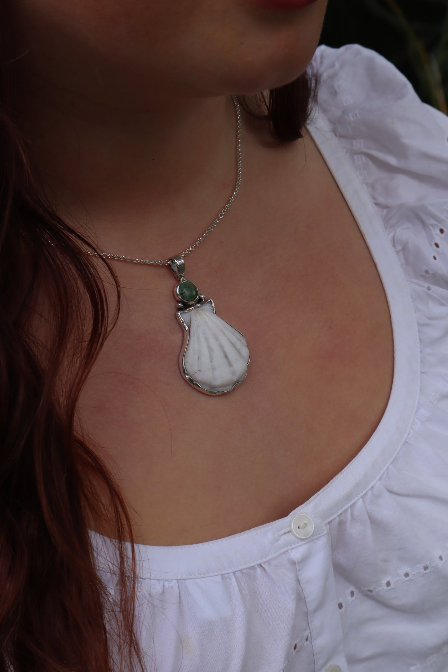 Turquoise Sea Fan Pendant