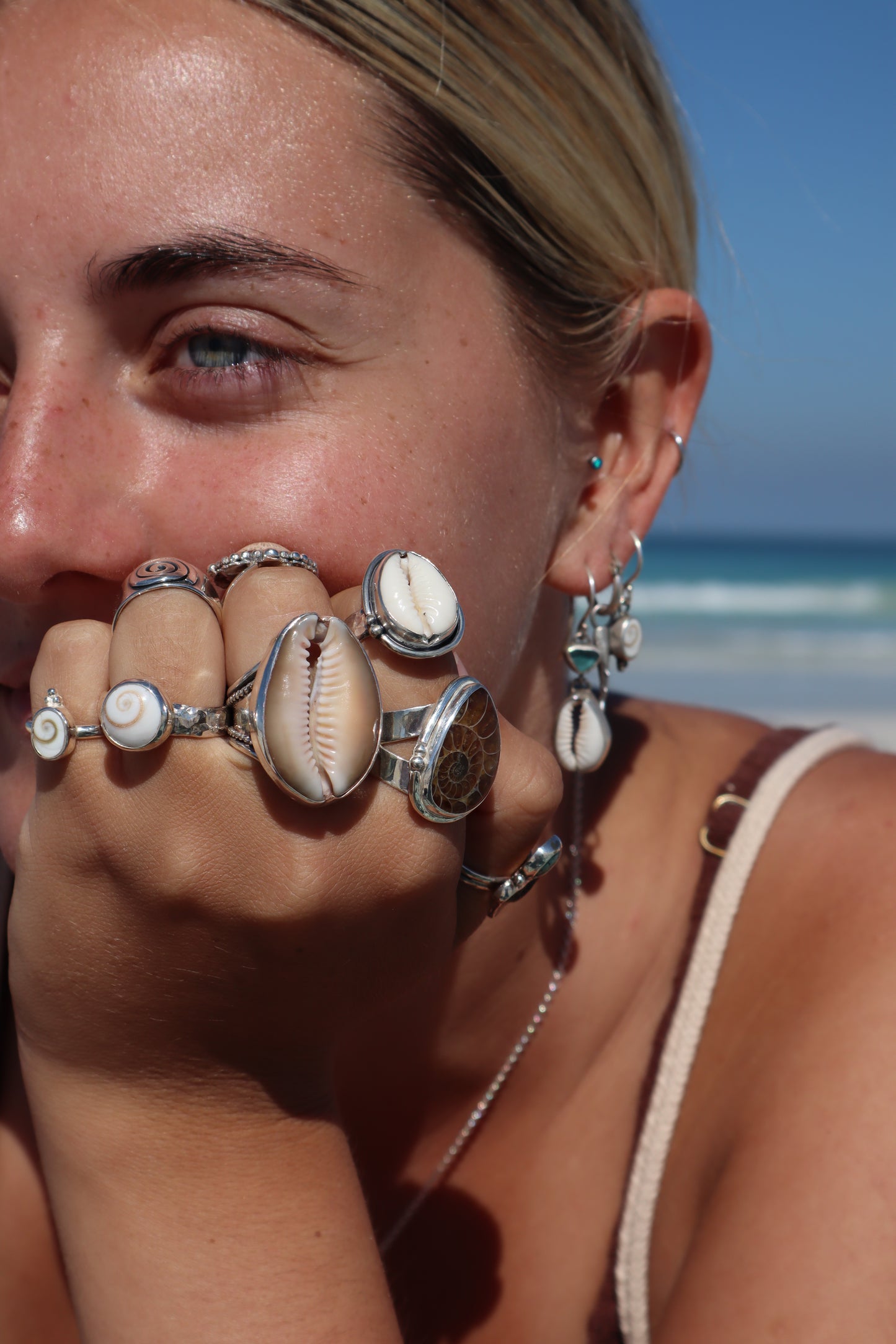 Chunky Ammonite Ring SIZE V - 10 3/4