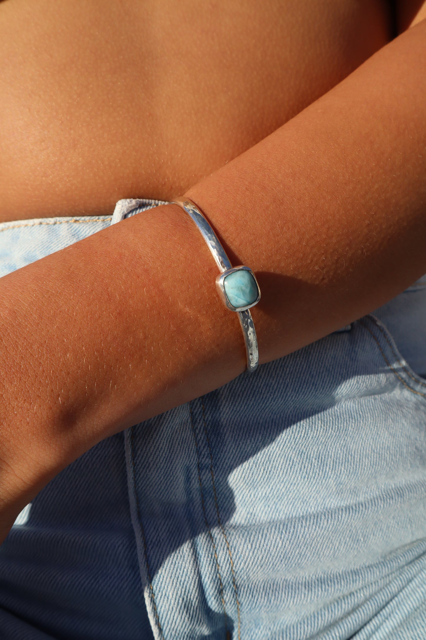 Larimar Wanderer Cuff