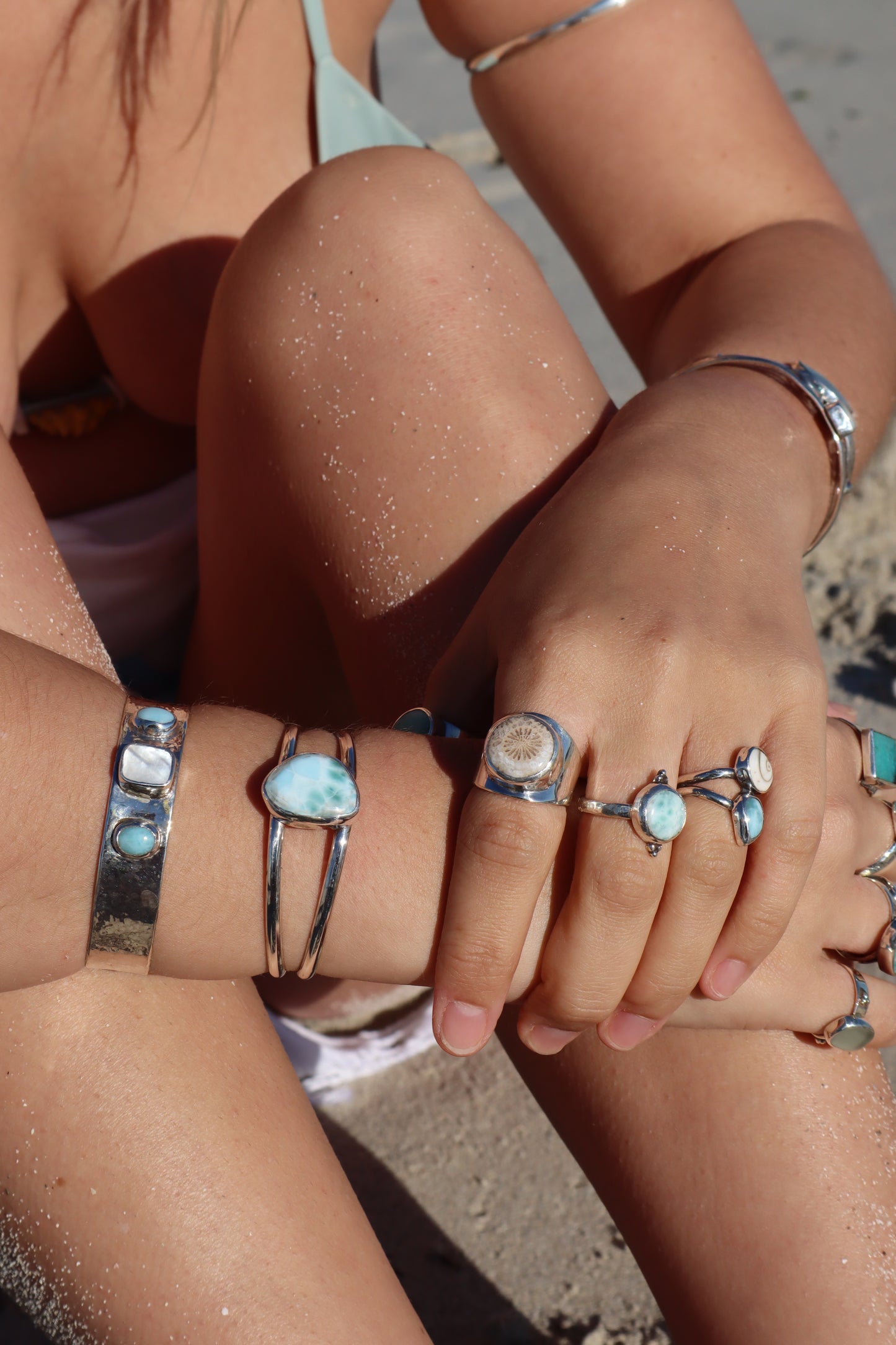 Coral Signet Ring SIZE S 1/2 - 9 1/2