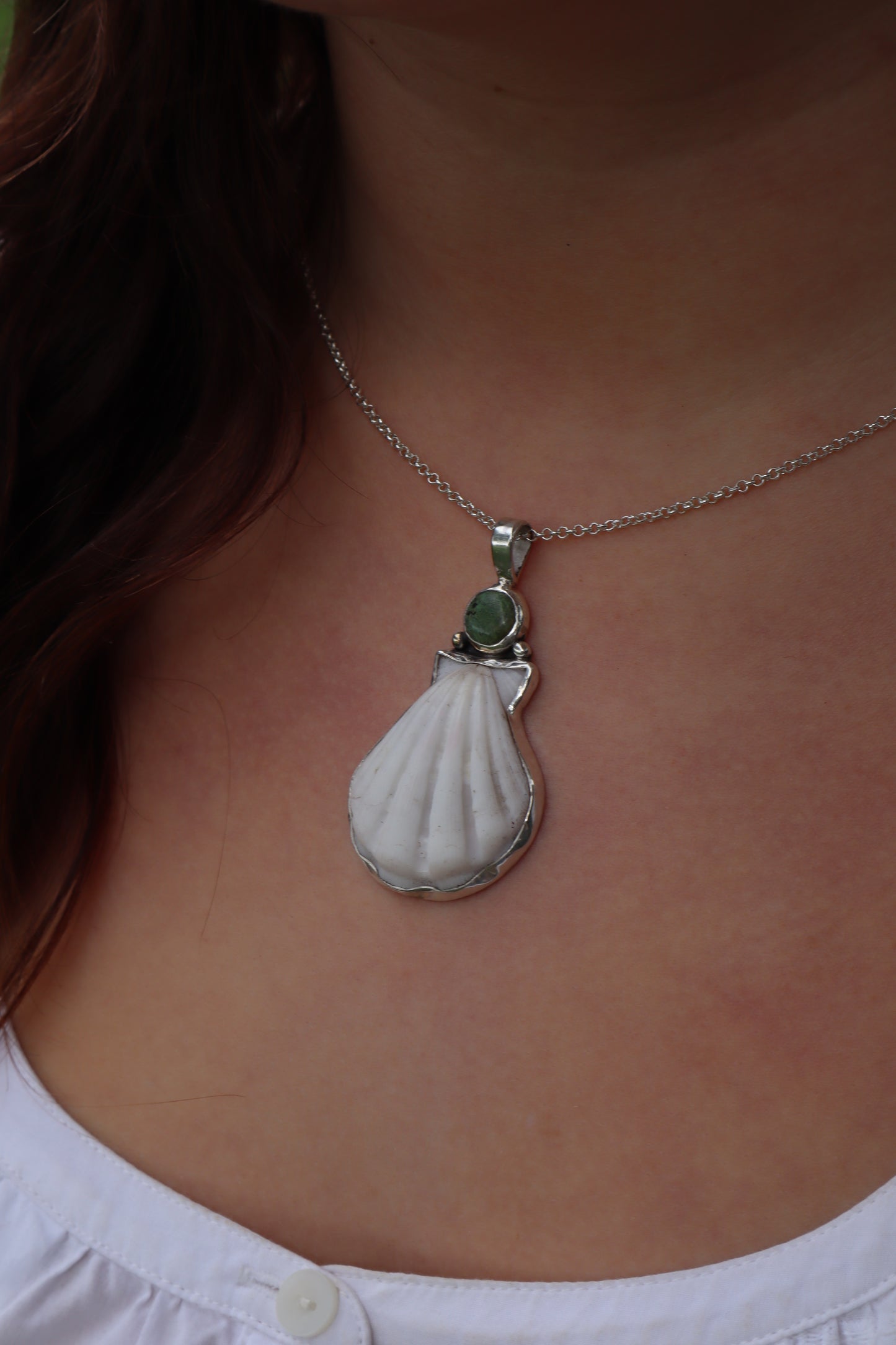 Turquoise Sea Fan Pendant