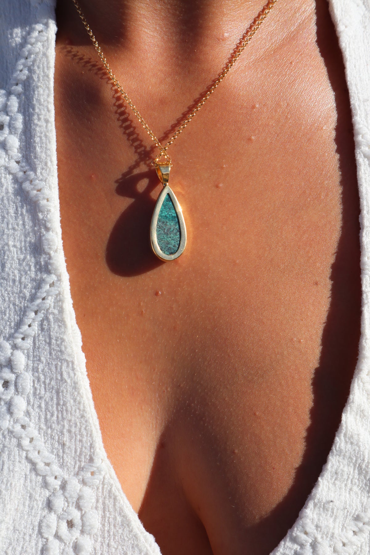 Scenic Turquoise Pendant