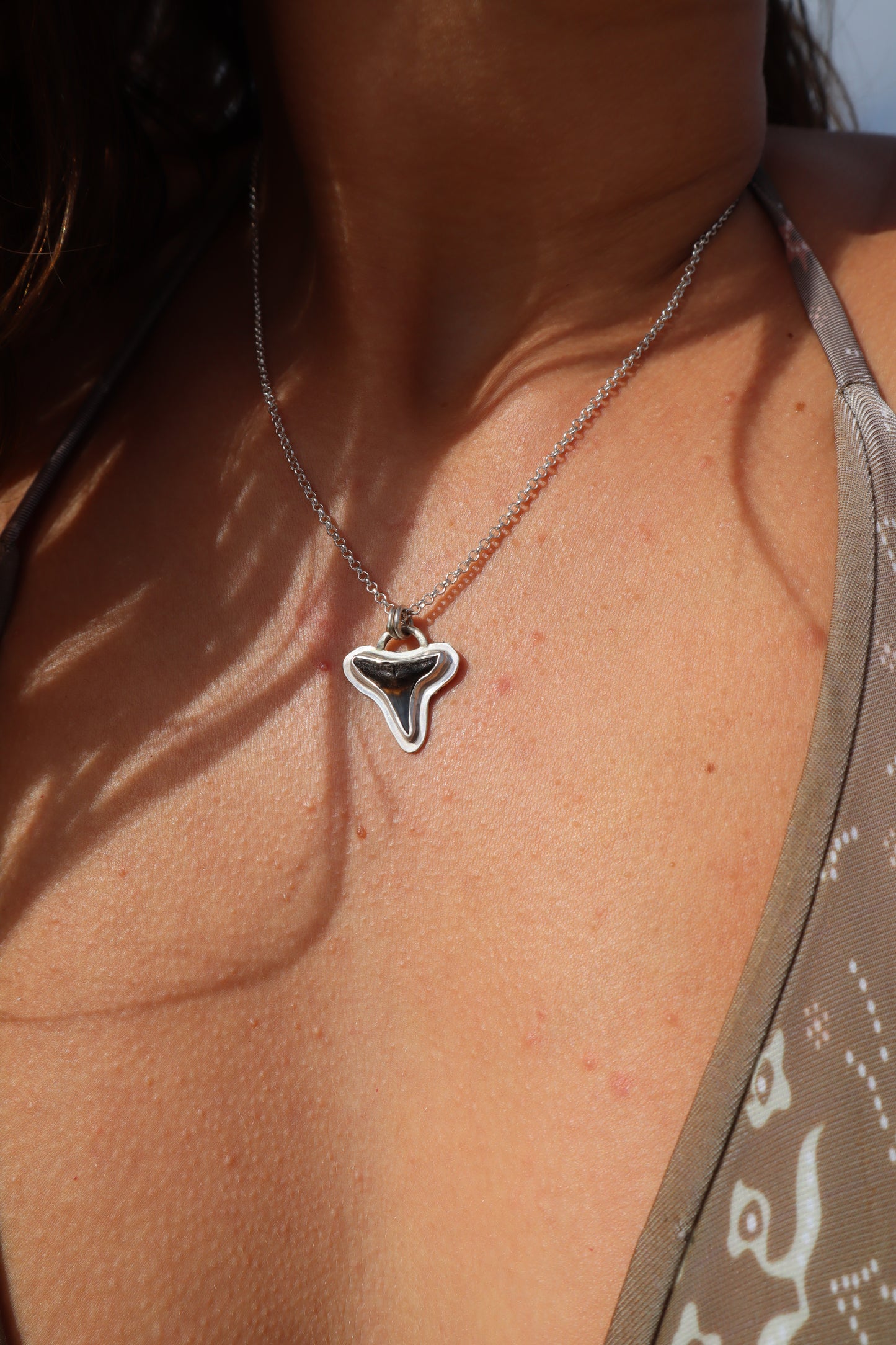 Shark Tooth Frame Pendant