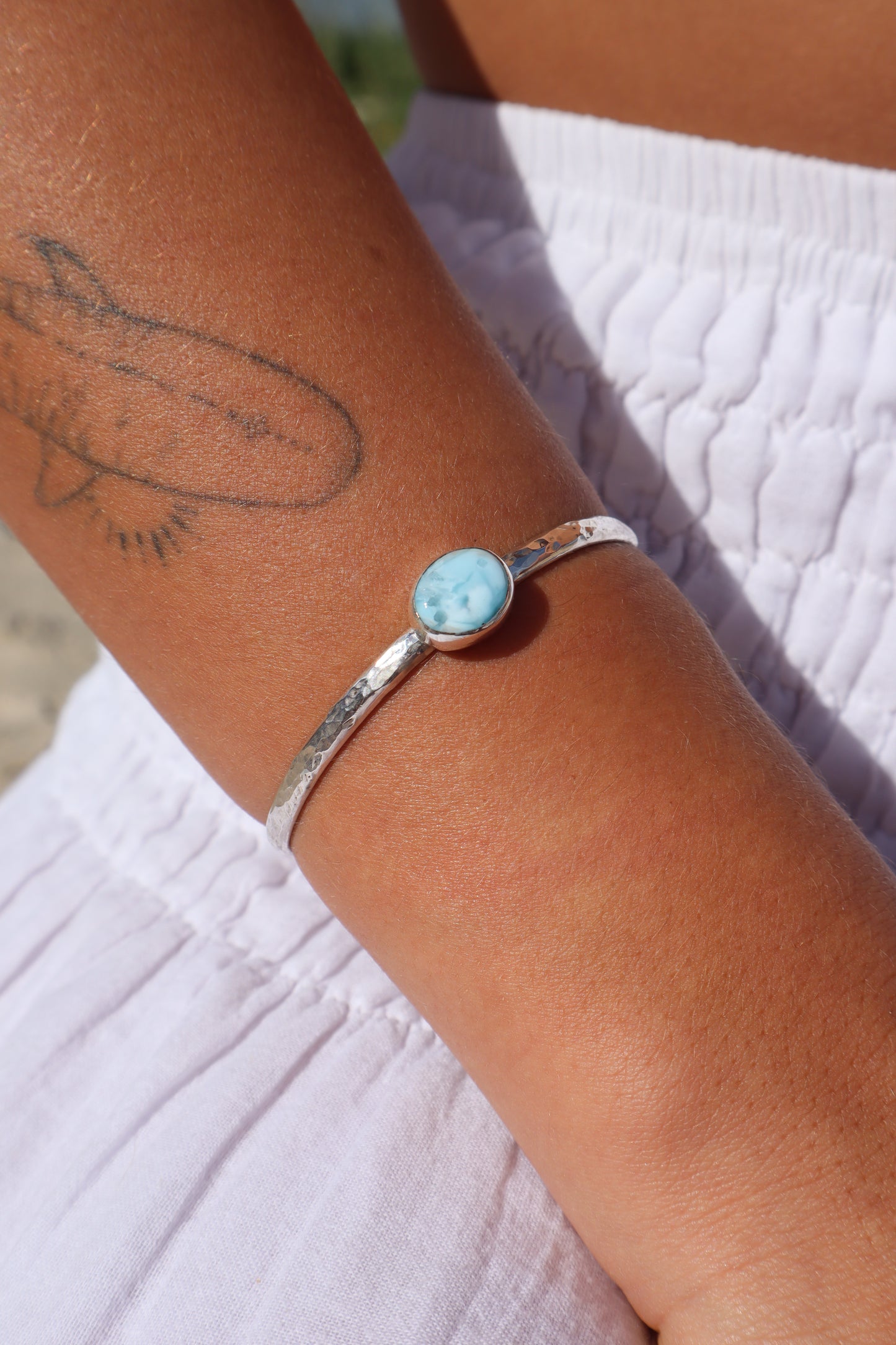 Larimar Wanderer Cuff