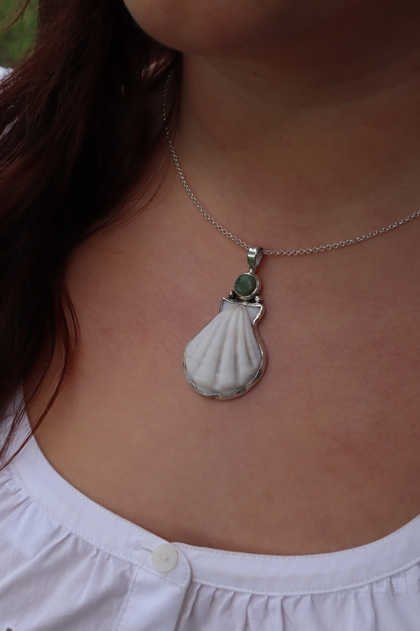 Turquoise Sea Fan Pendant