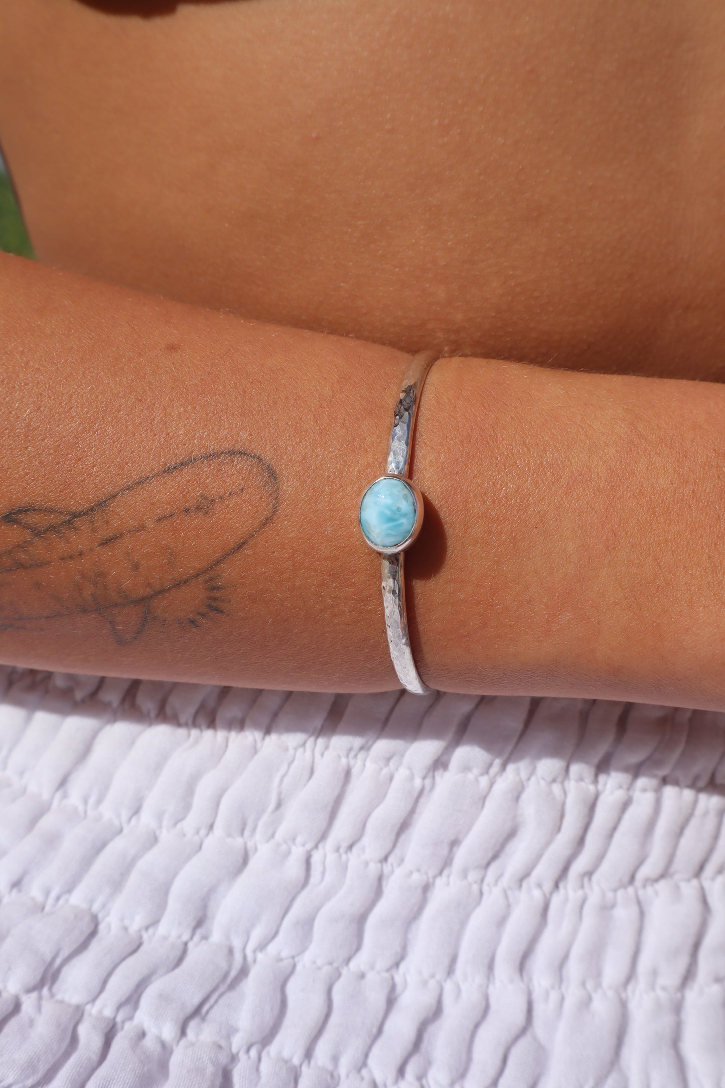 Larimar Wanderer Cuff