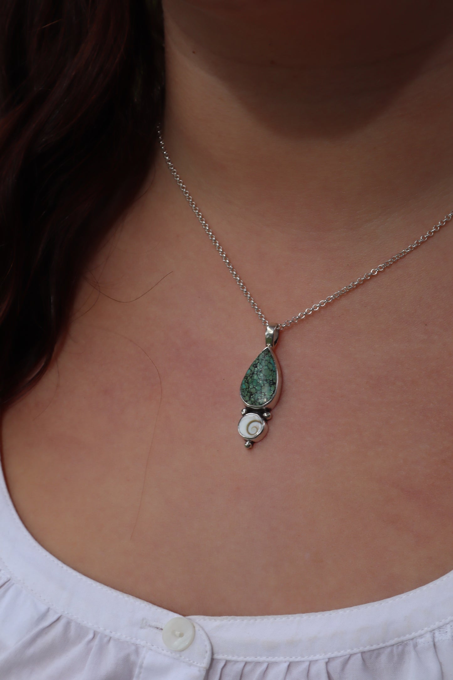 Turquoise x Operculum Pendant