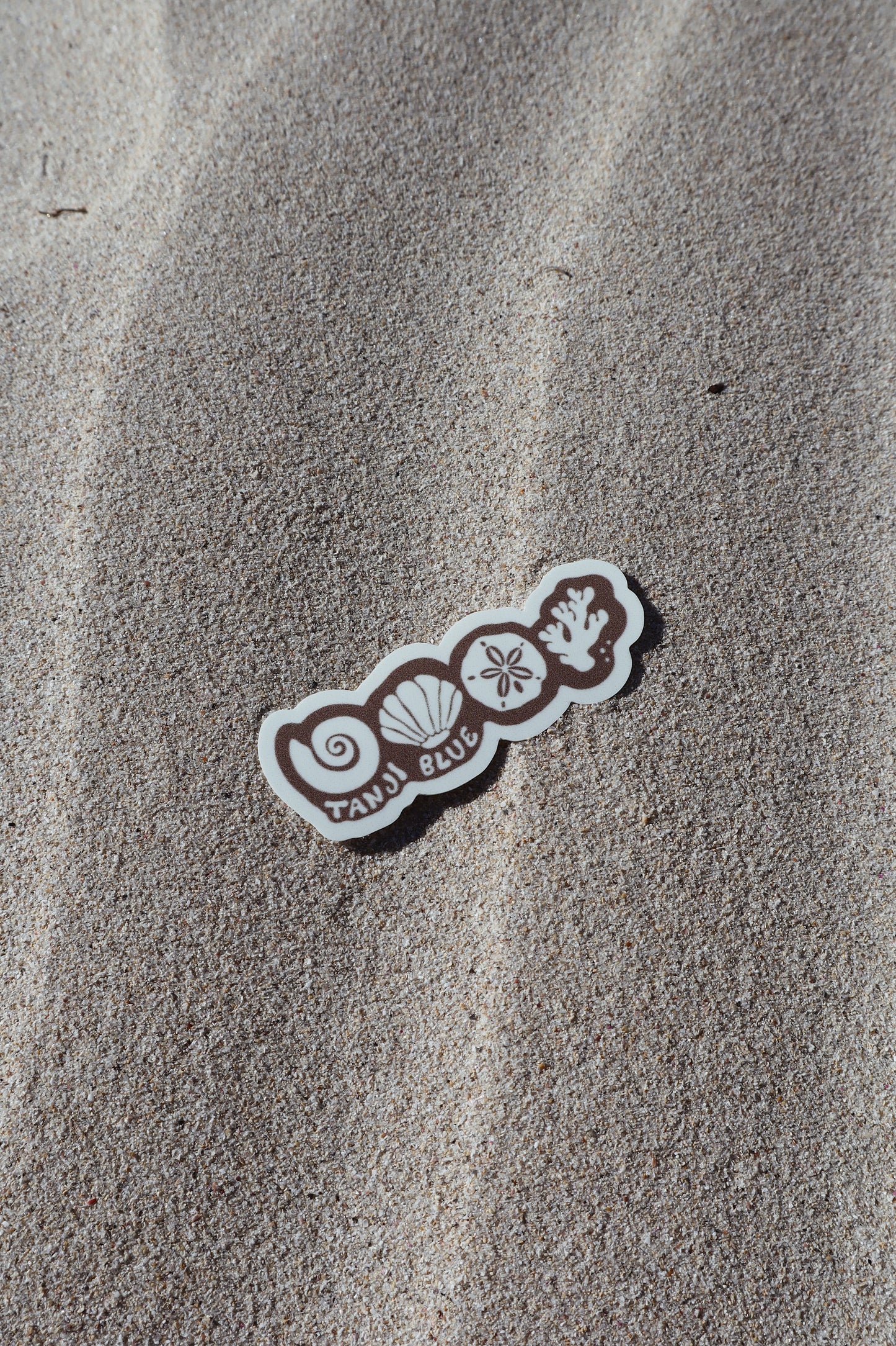 Brown Sea Treasures Sticker