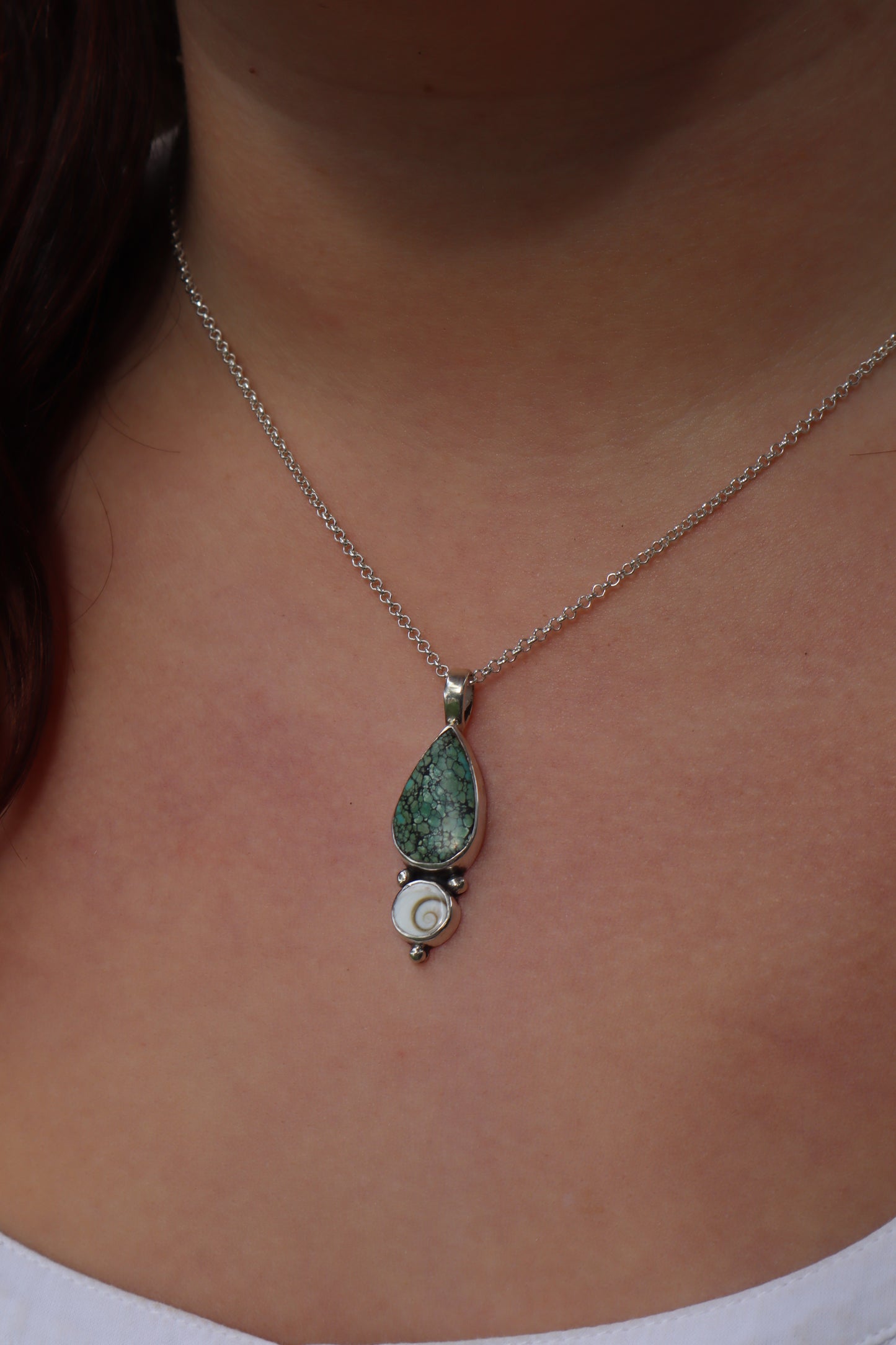Turquoise x Operculum Pendant
