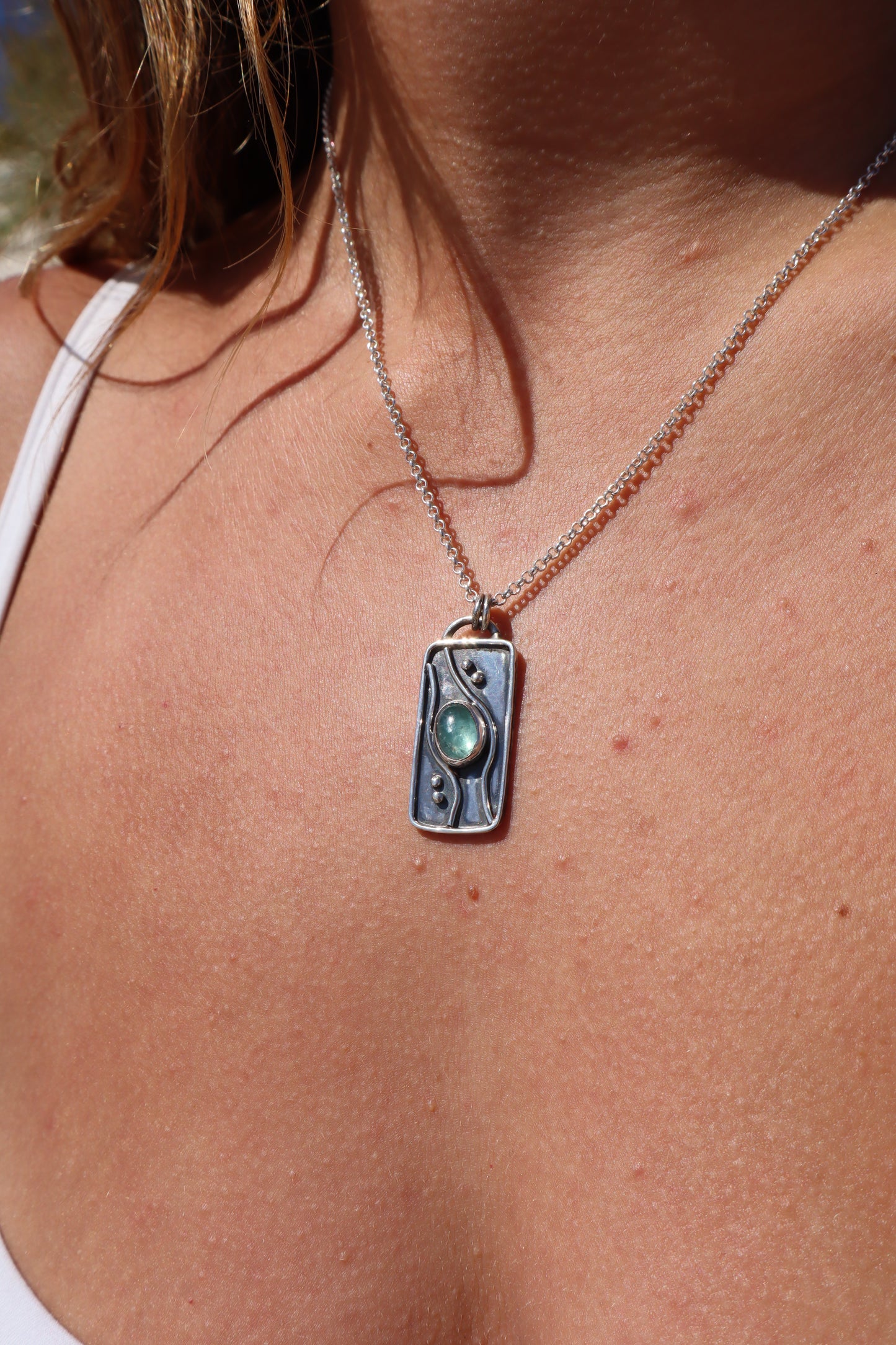Kyanite River Pendant