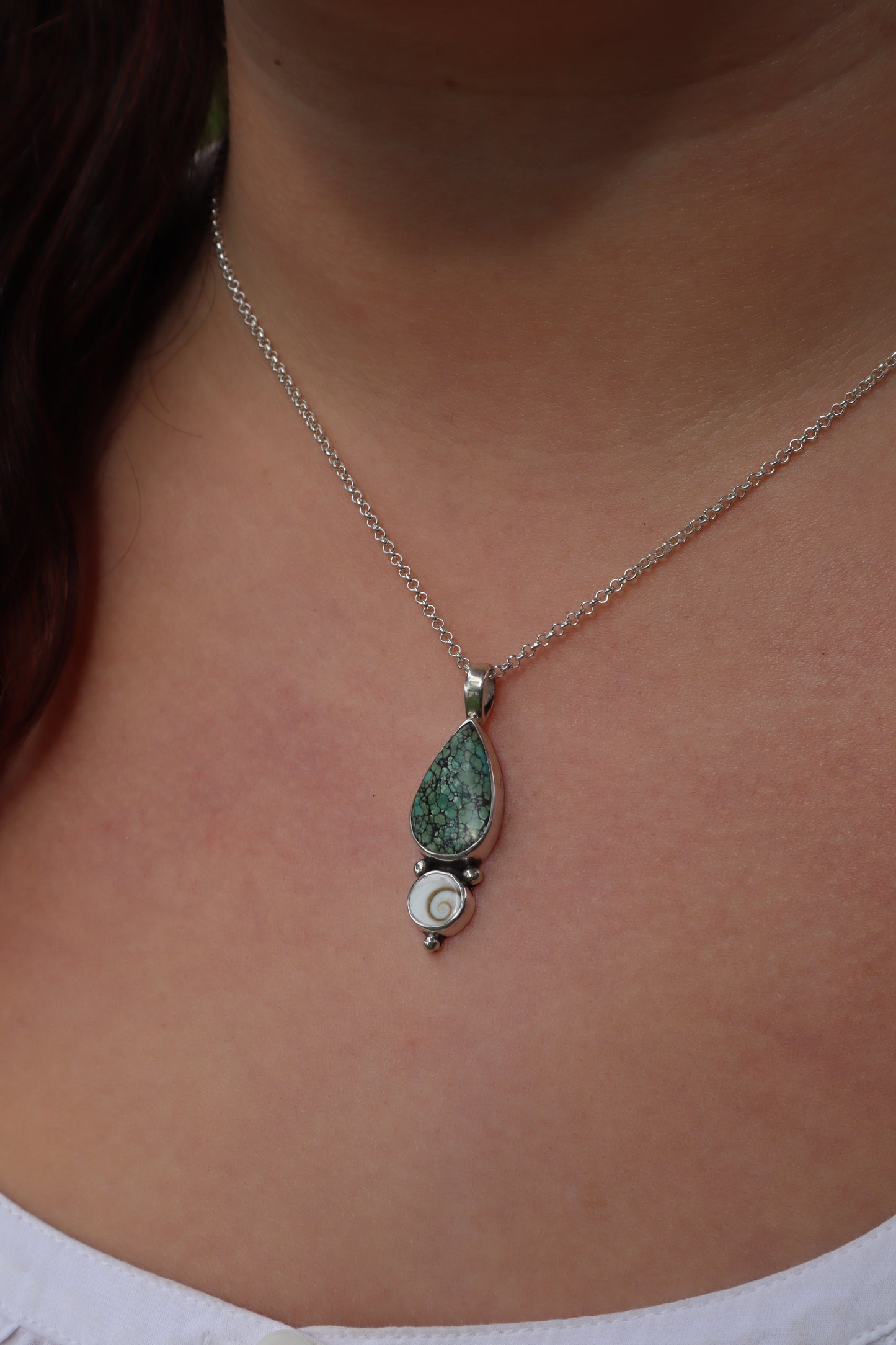 Turquoise x Operculum Pendant
