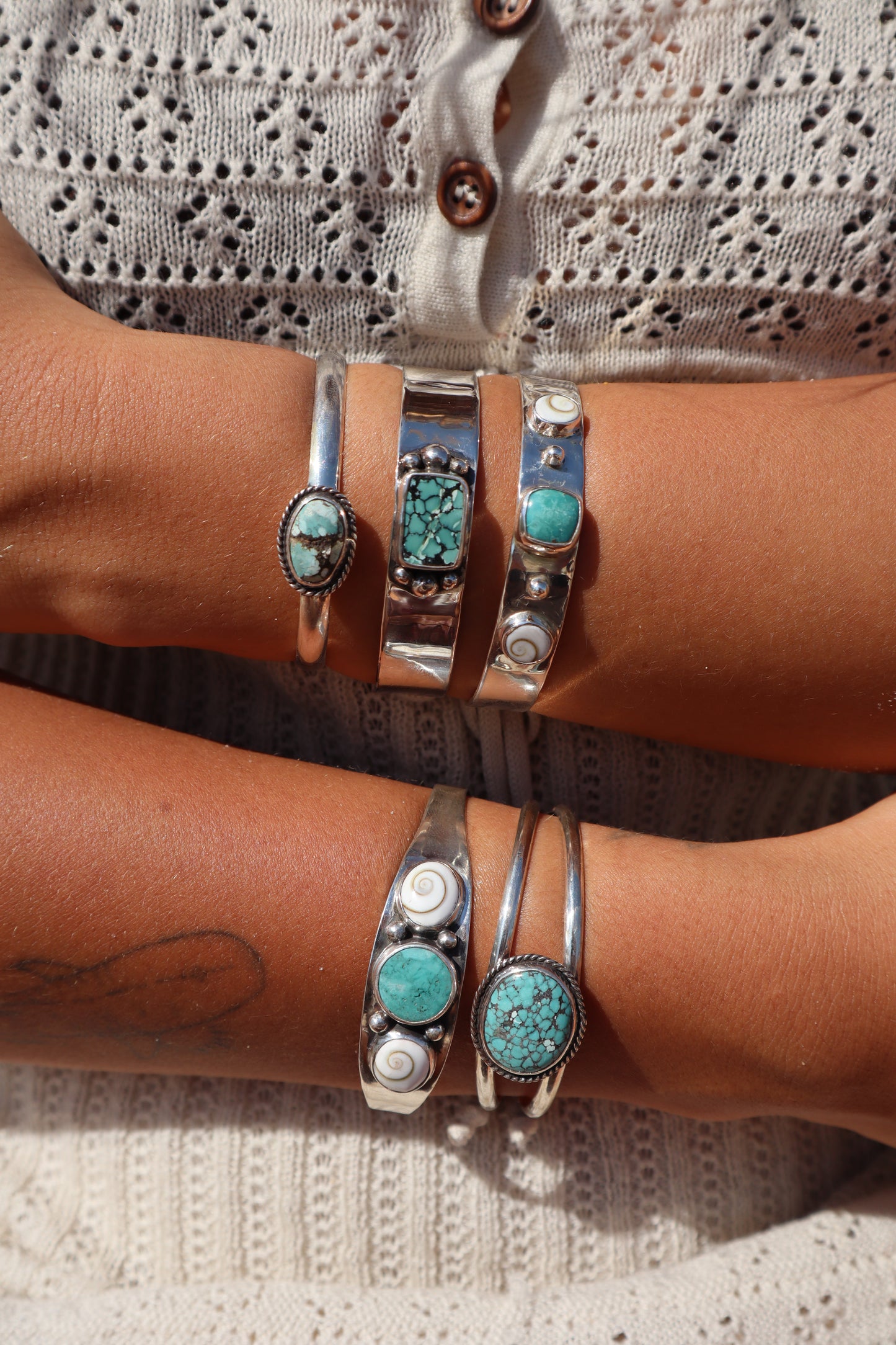 Operculum x Turquoise Marella Cuff