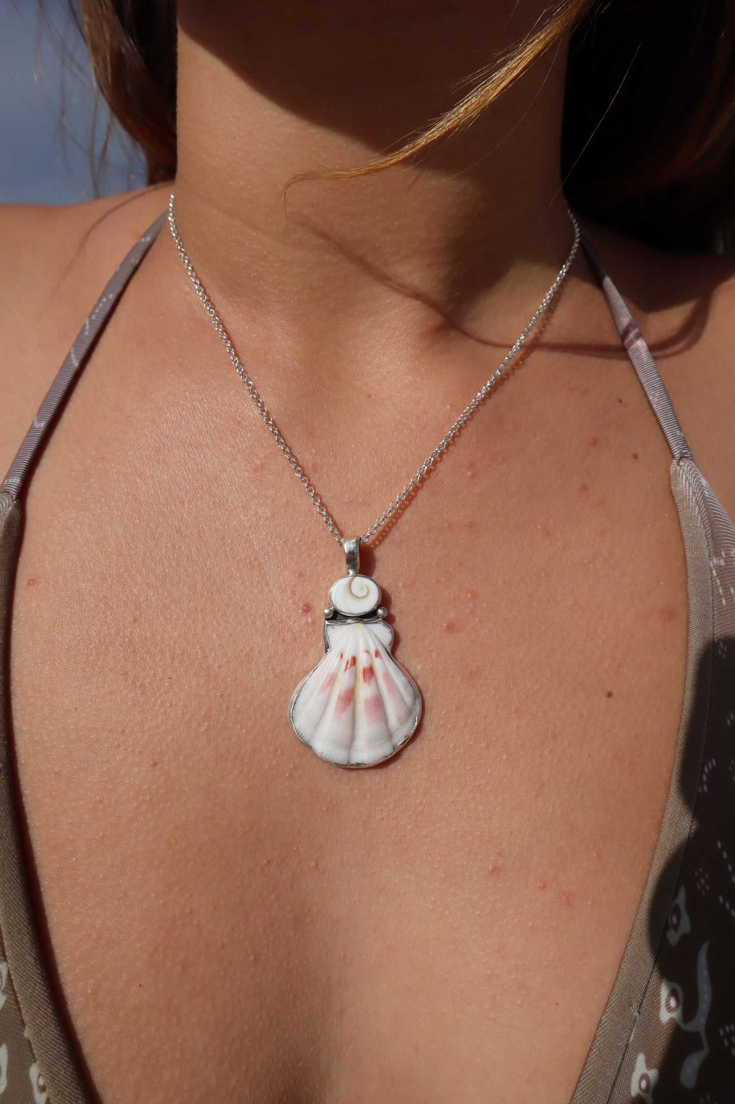 Operculum Sea Fan Pendant