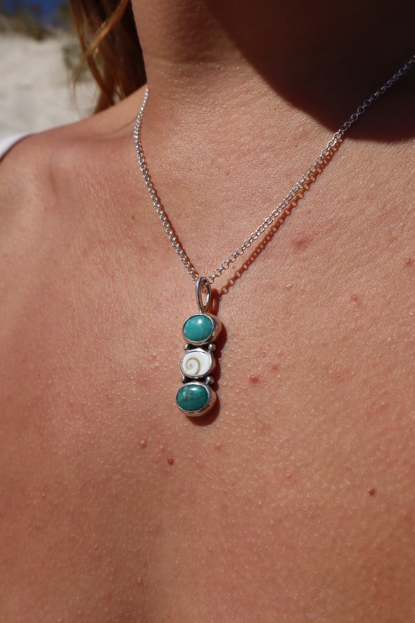 Amazonite Sea Charm Pendant