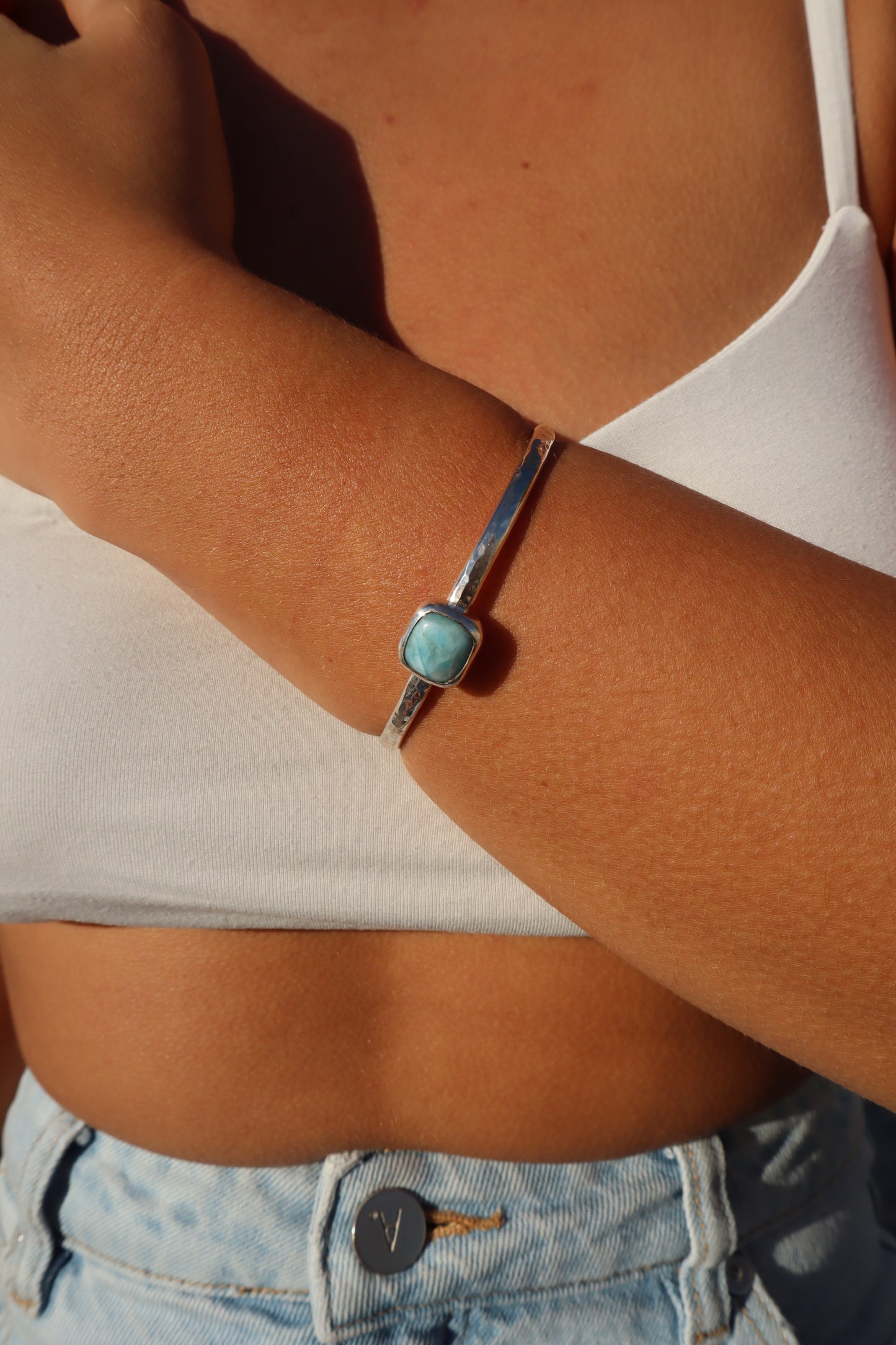 Larimar Wanderer Cuff