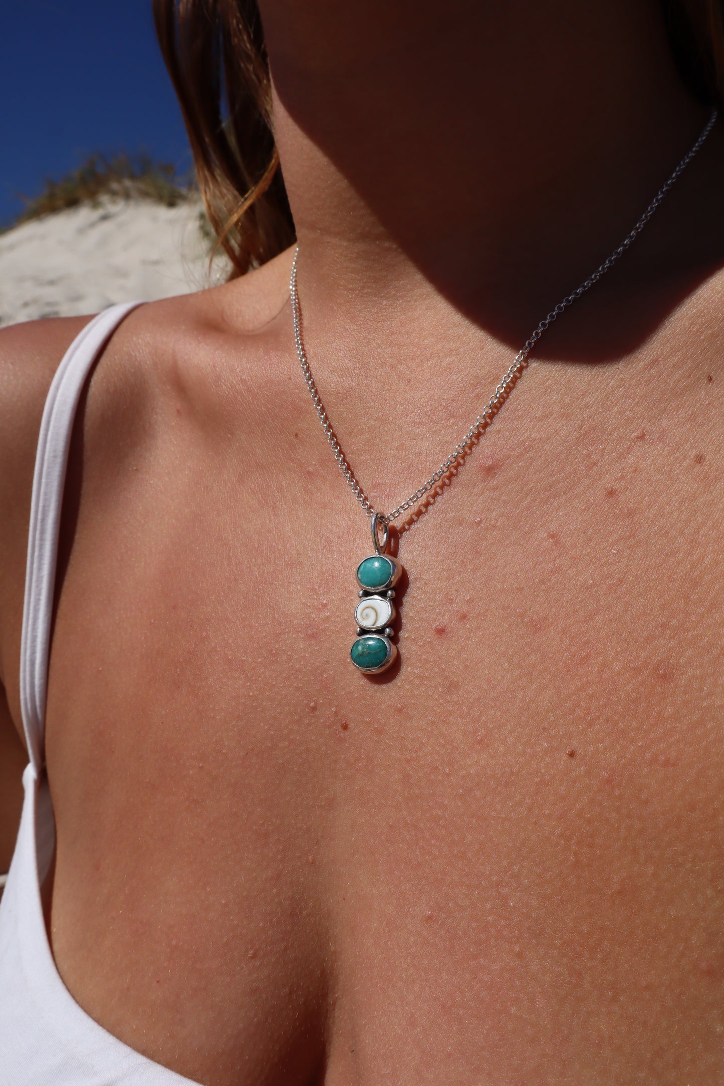 Amazonite Sea Charm Pendant