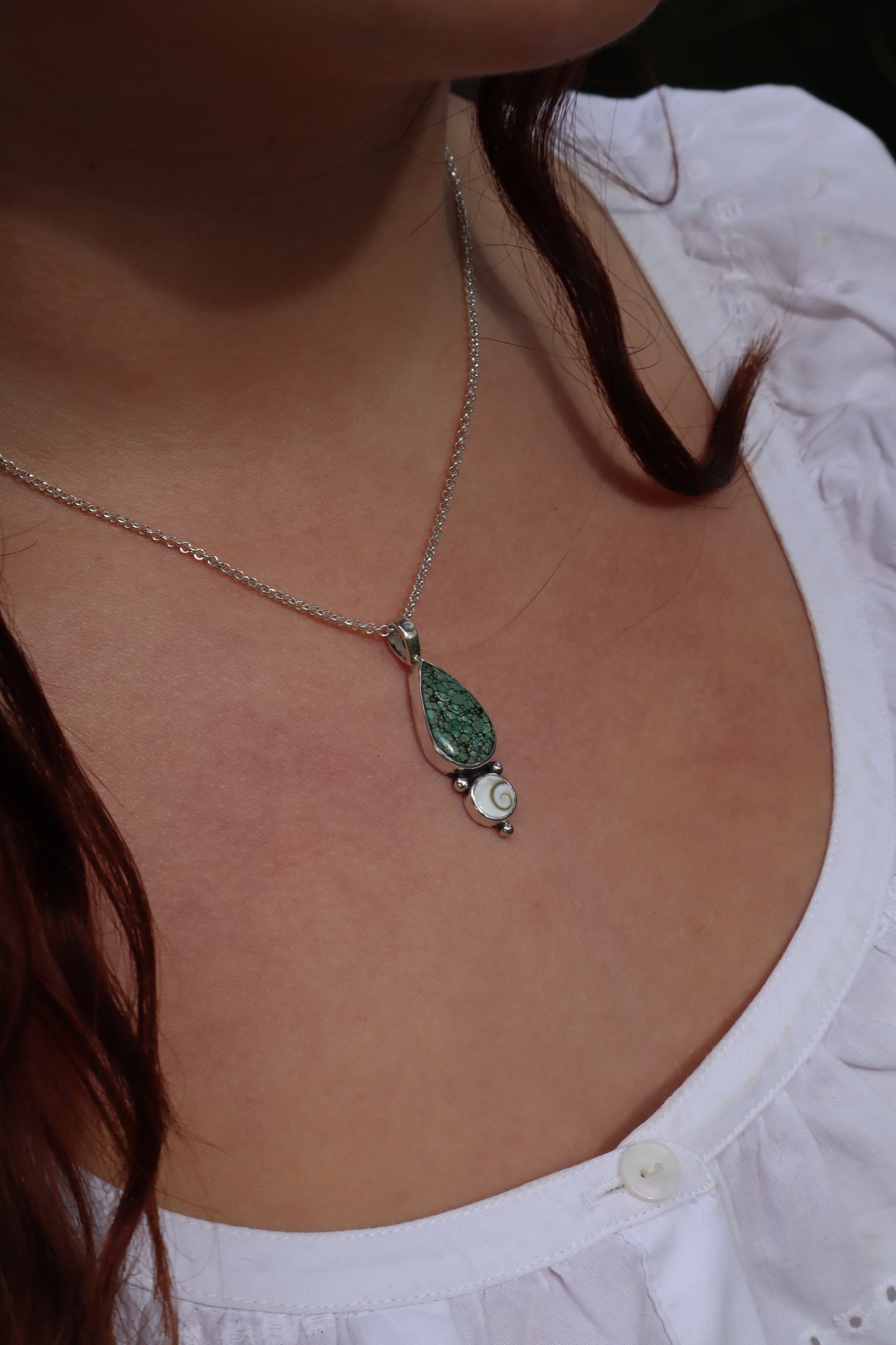 Turquoise x Operculum Pendant