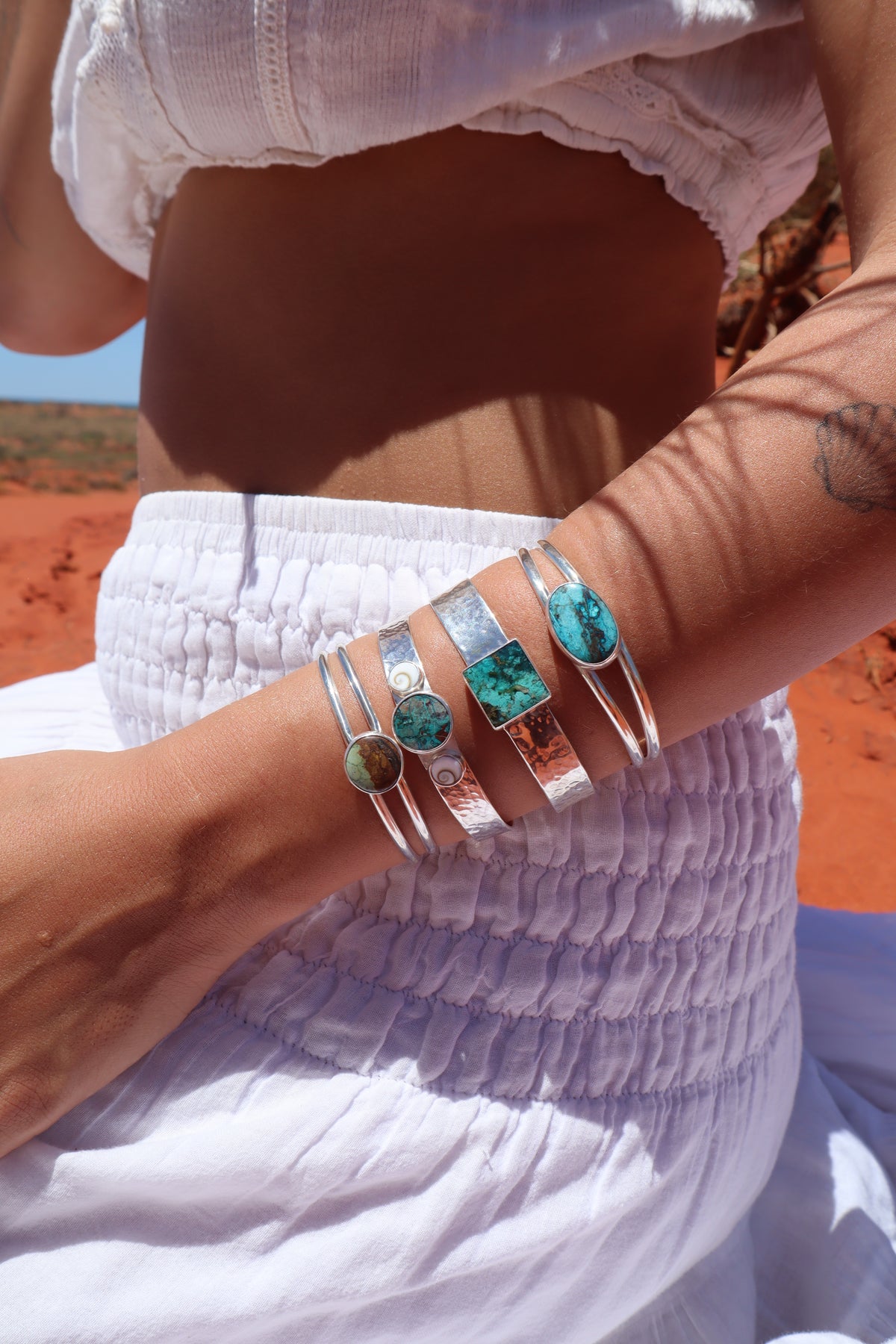 Shattuckite Tidal Cuff