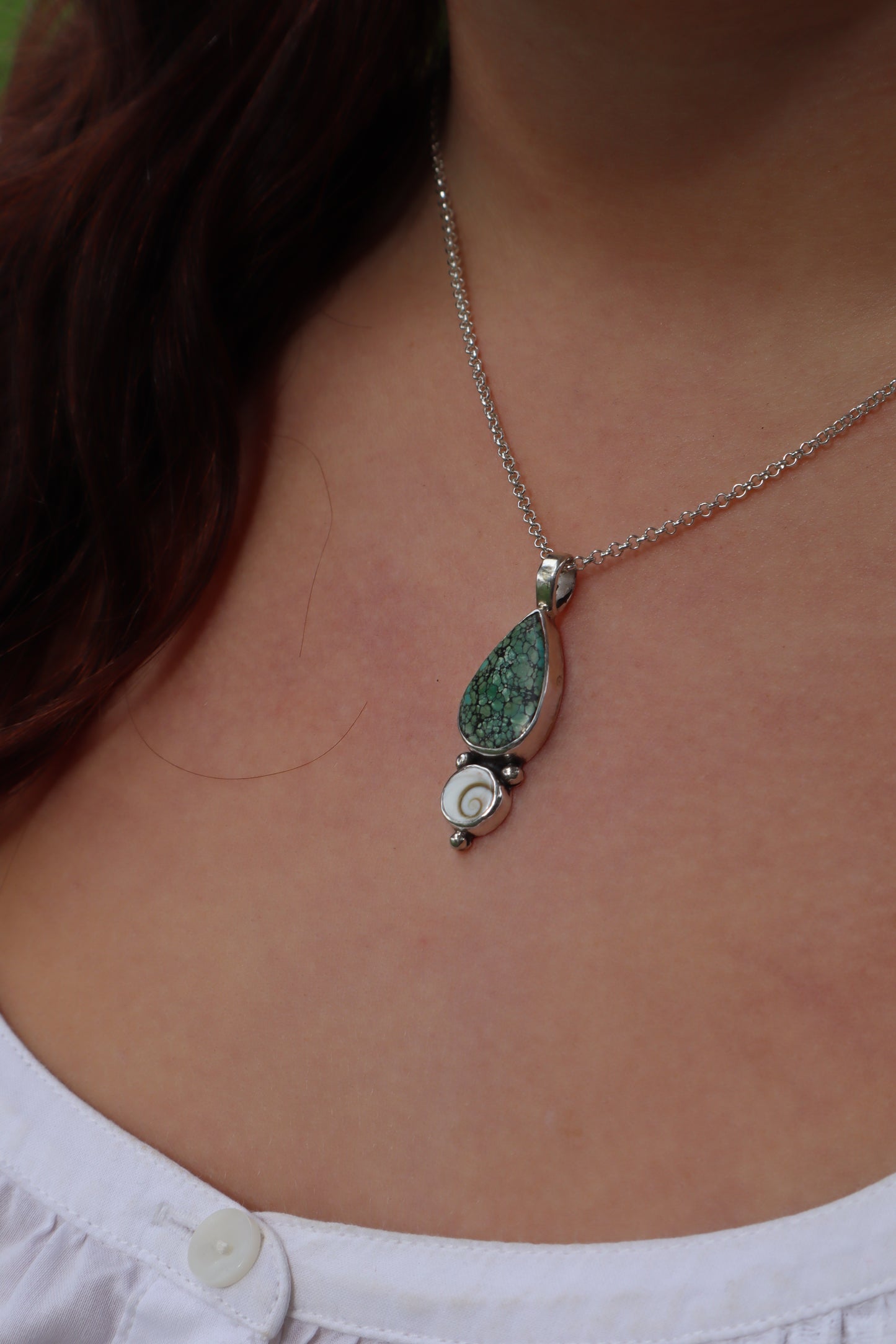 Turquoise x Operculum Pendant