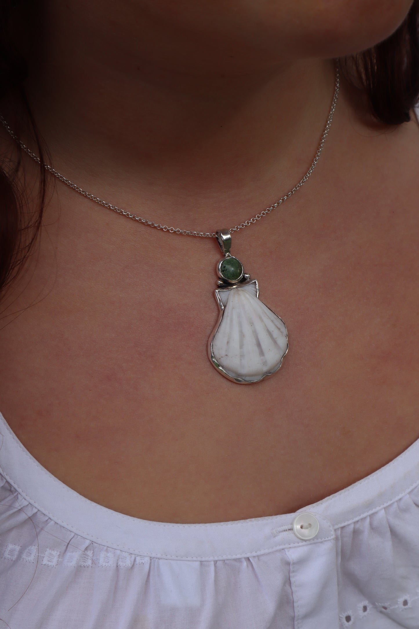 Turquoise Sea Fan Pendant