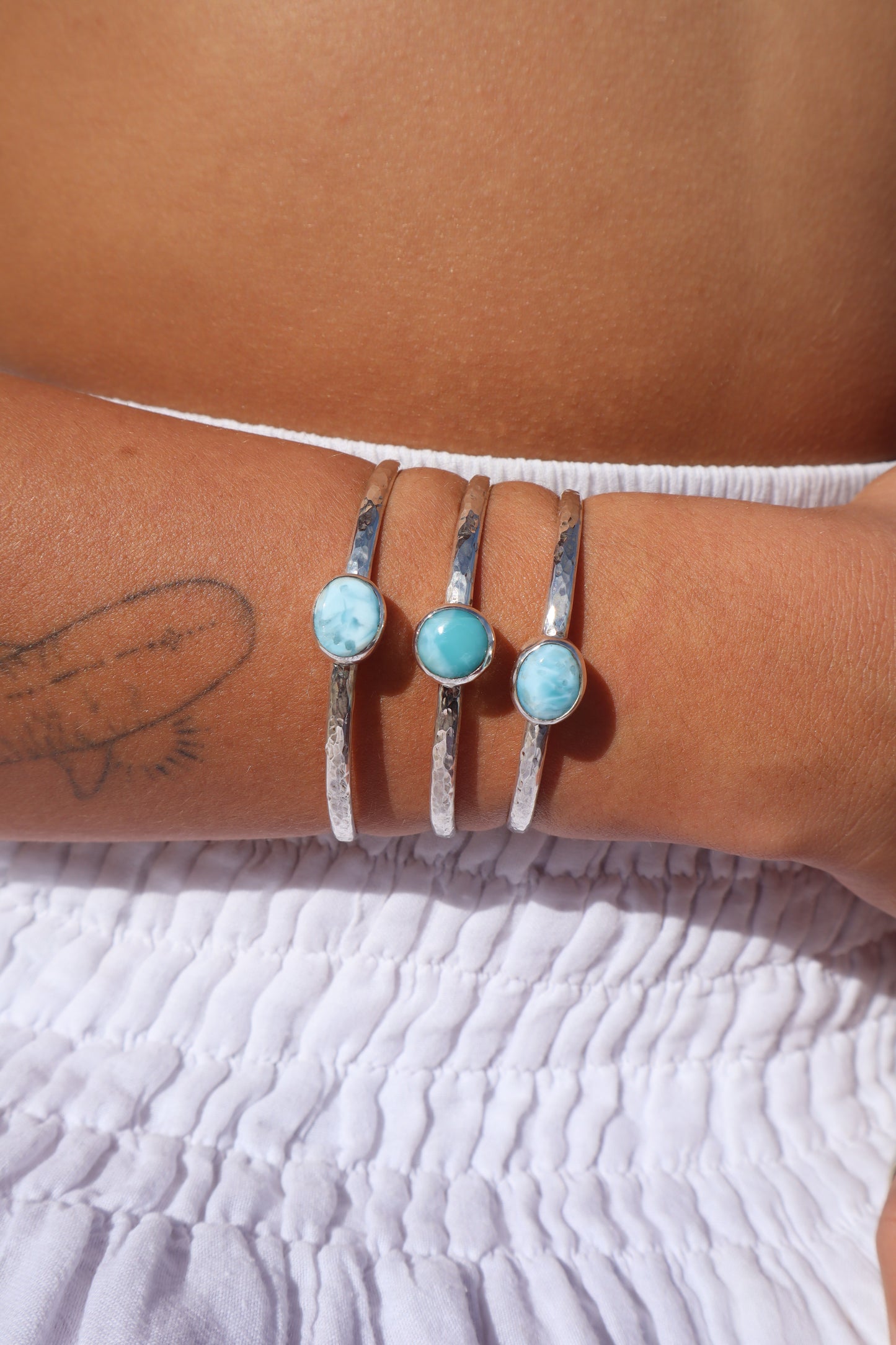 Larimar Wanderer Cuff