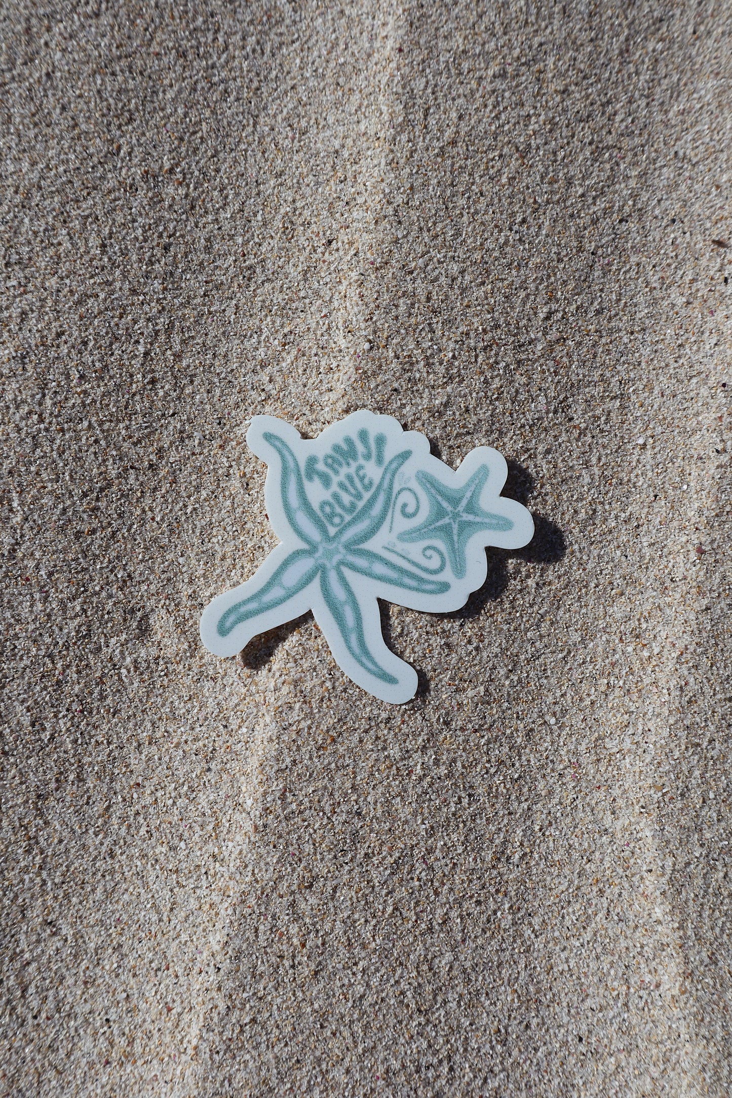 Blue Starfish Sticker