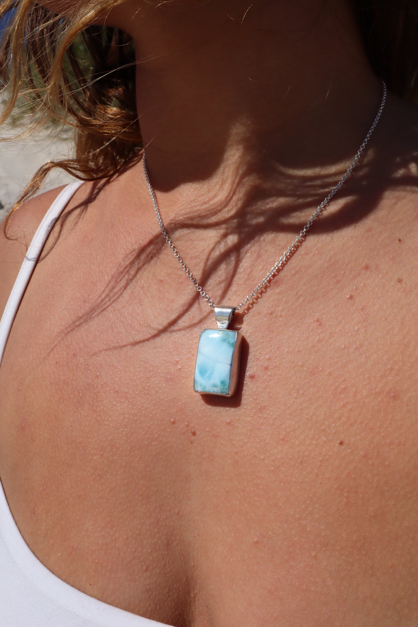 Larimar Whaleshark Pendant