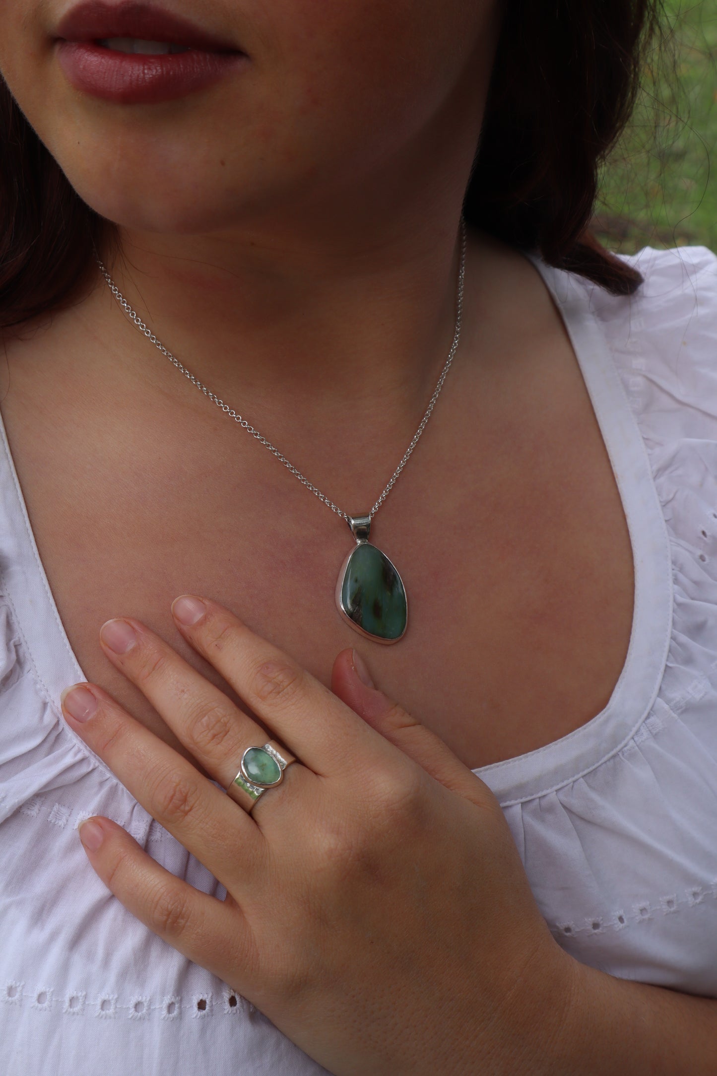Peruvian Opal Pendant