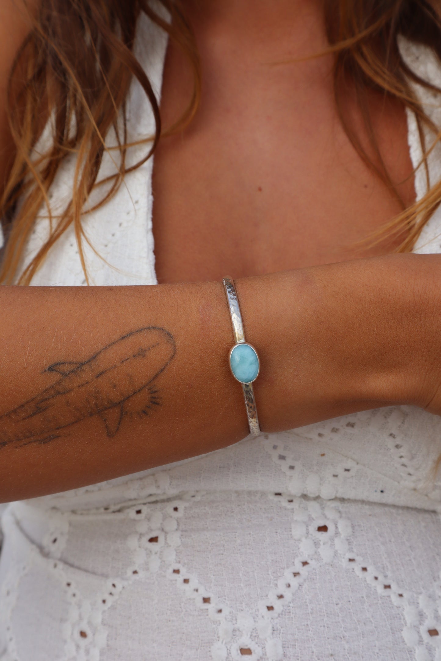 Larimar Wanderer Cuff