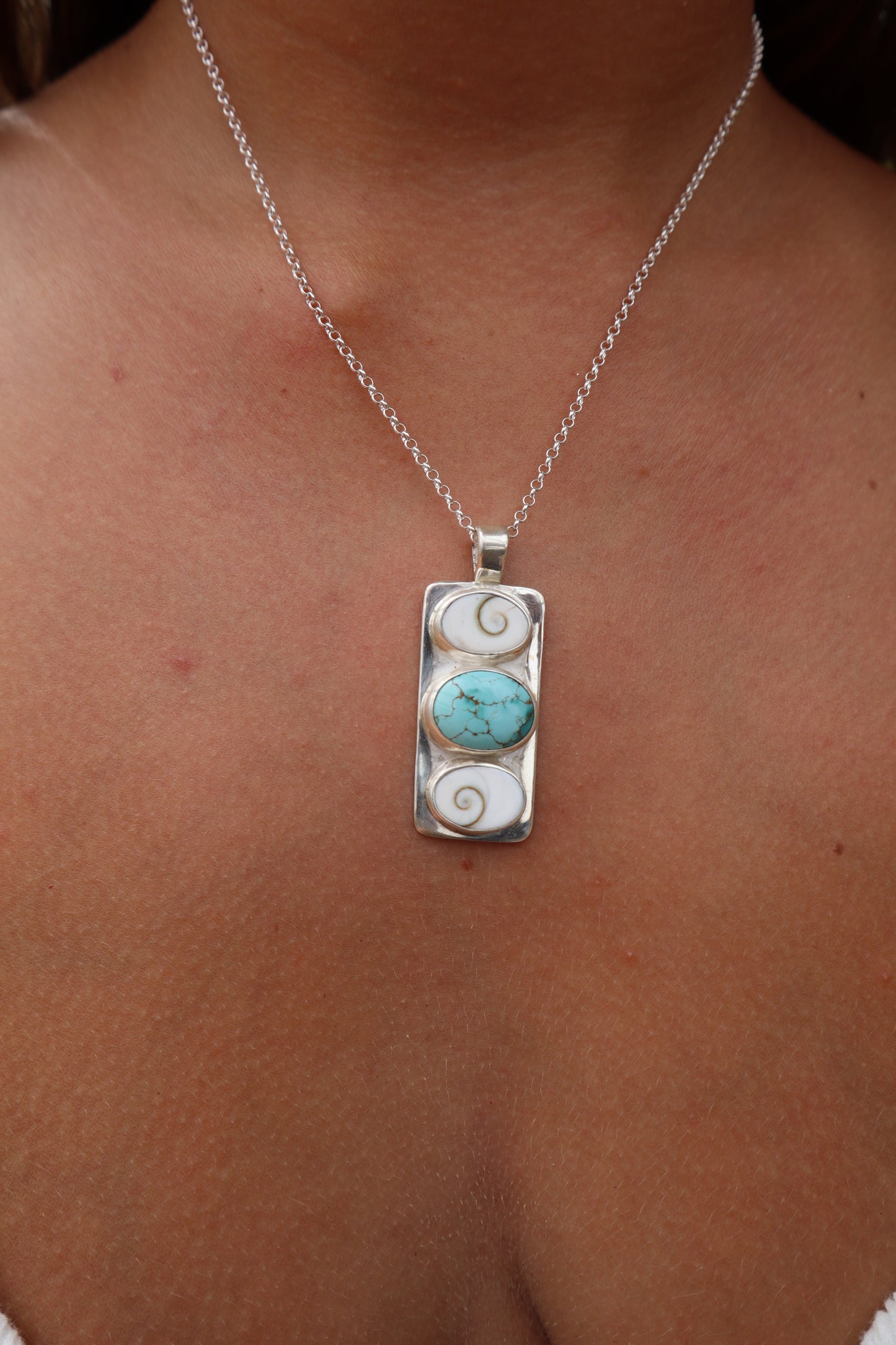 Turquoise Sea Stack Pendant