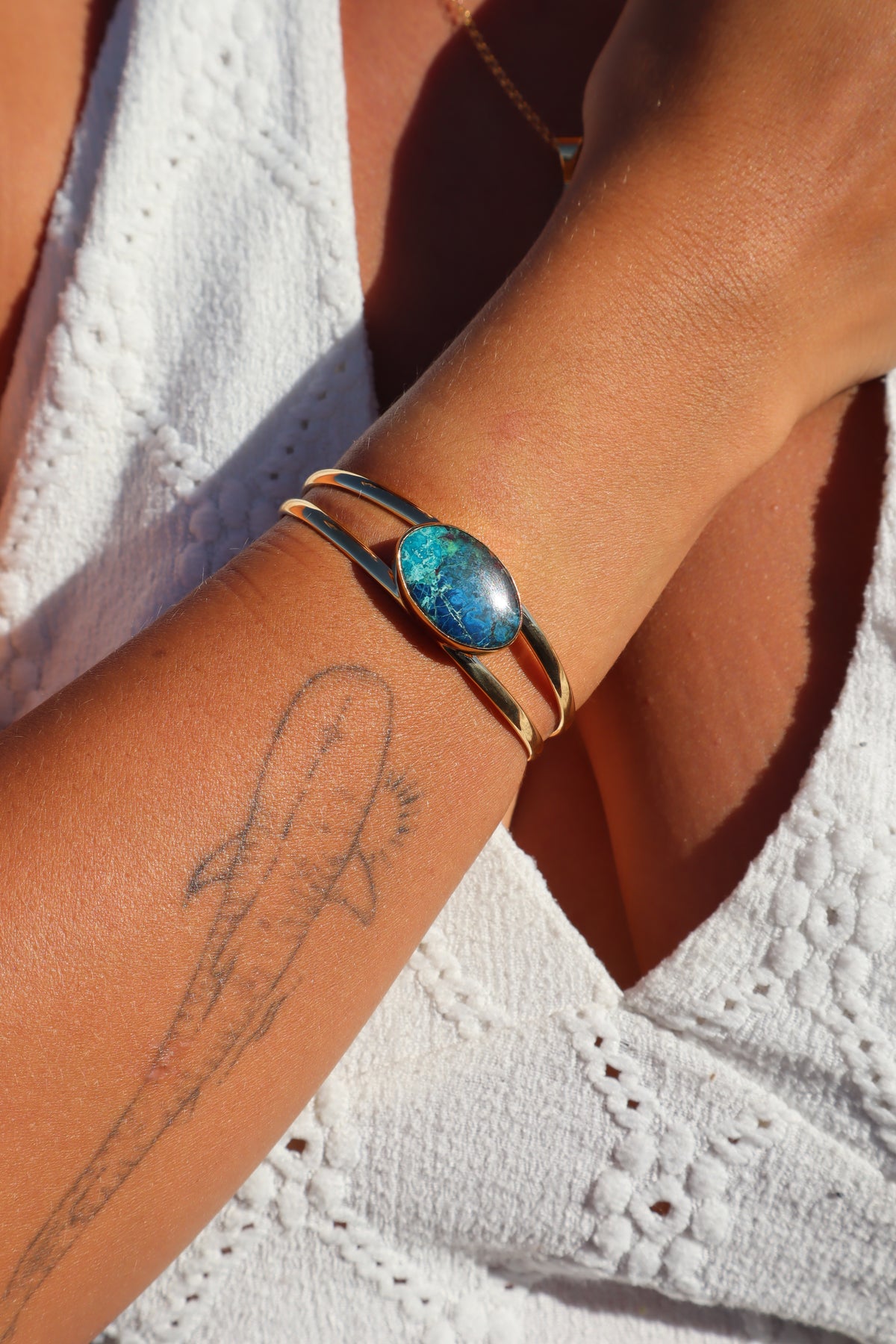 Shattuckite Tidal Cuff