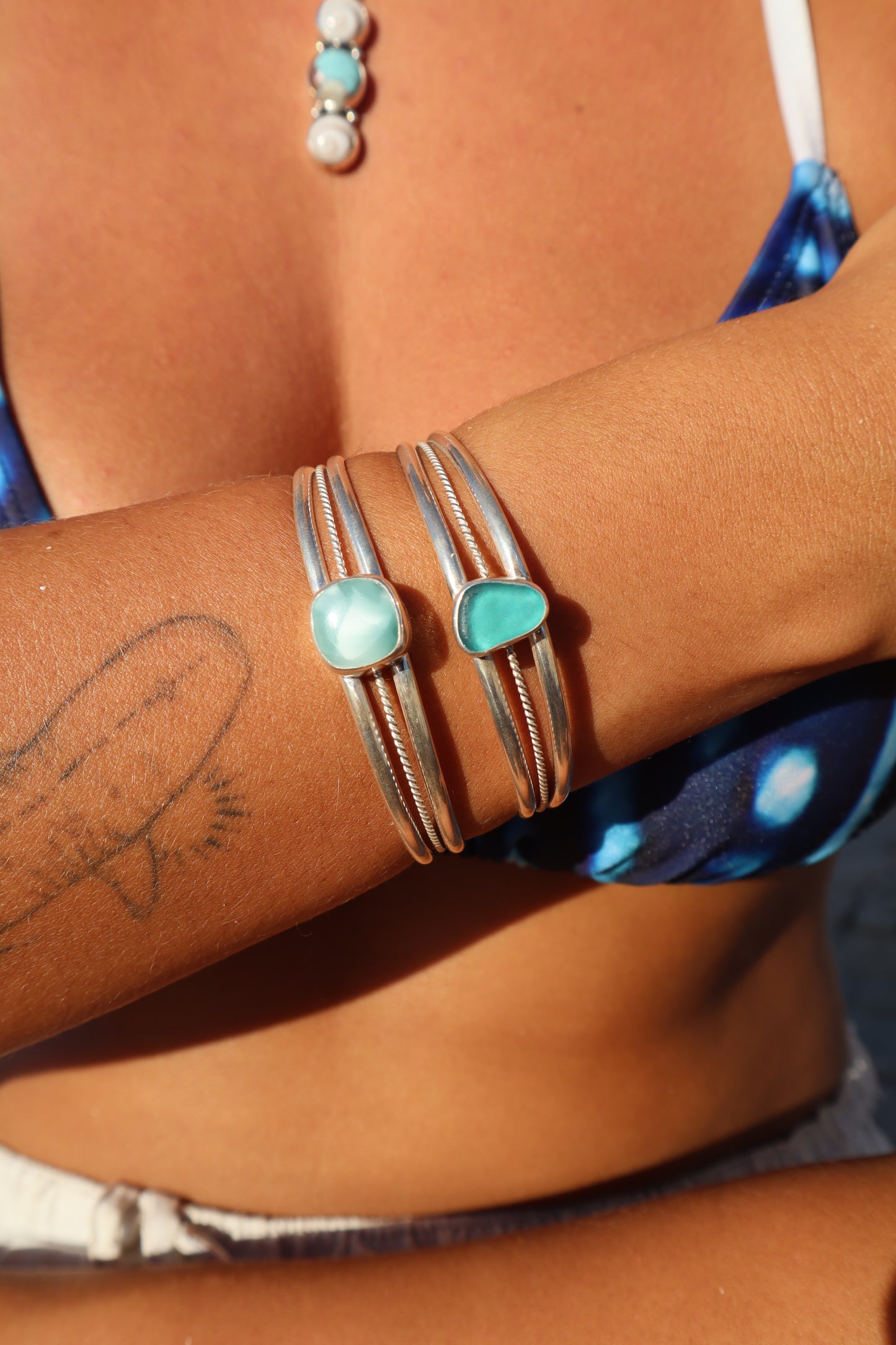 Twisted Hemimorphite Cuff