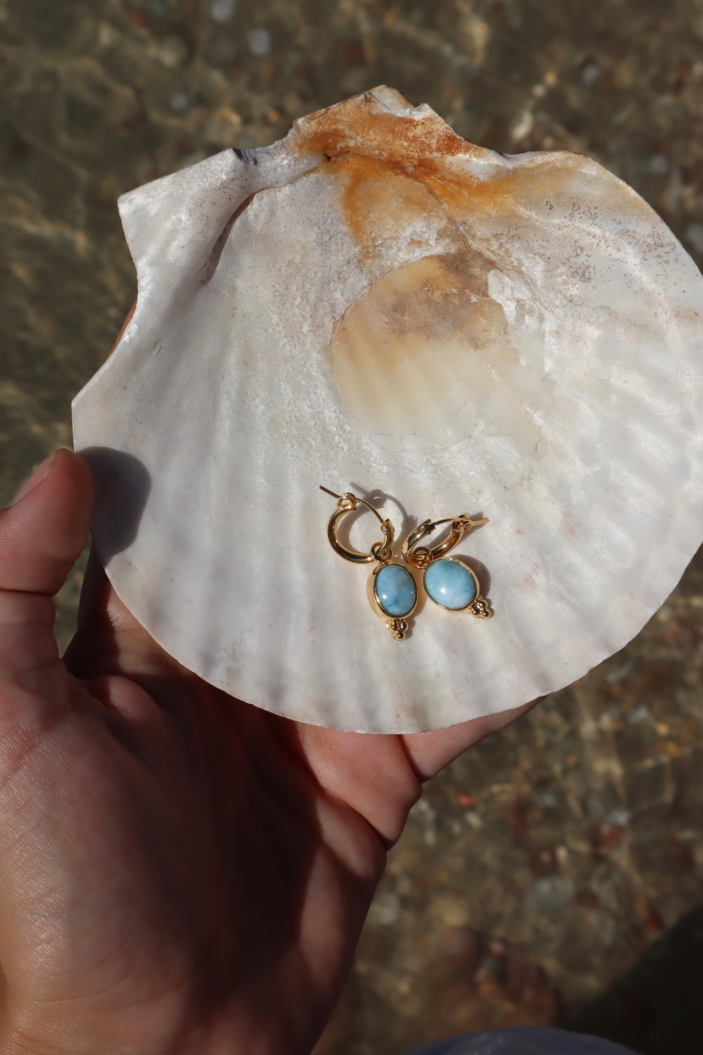 Larimar Hoops