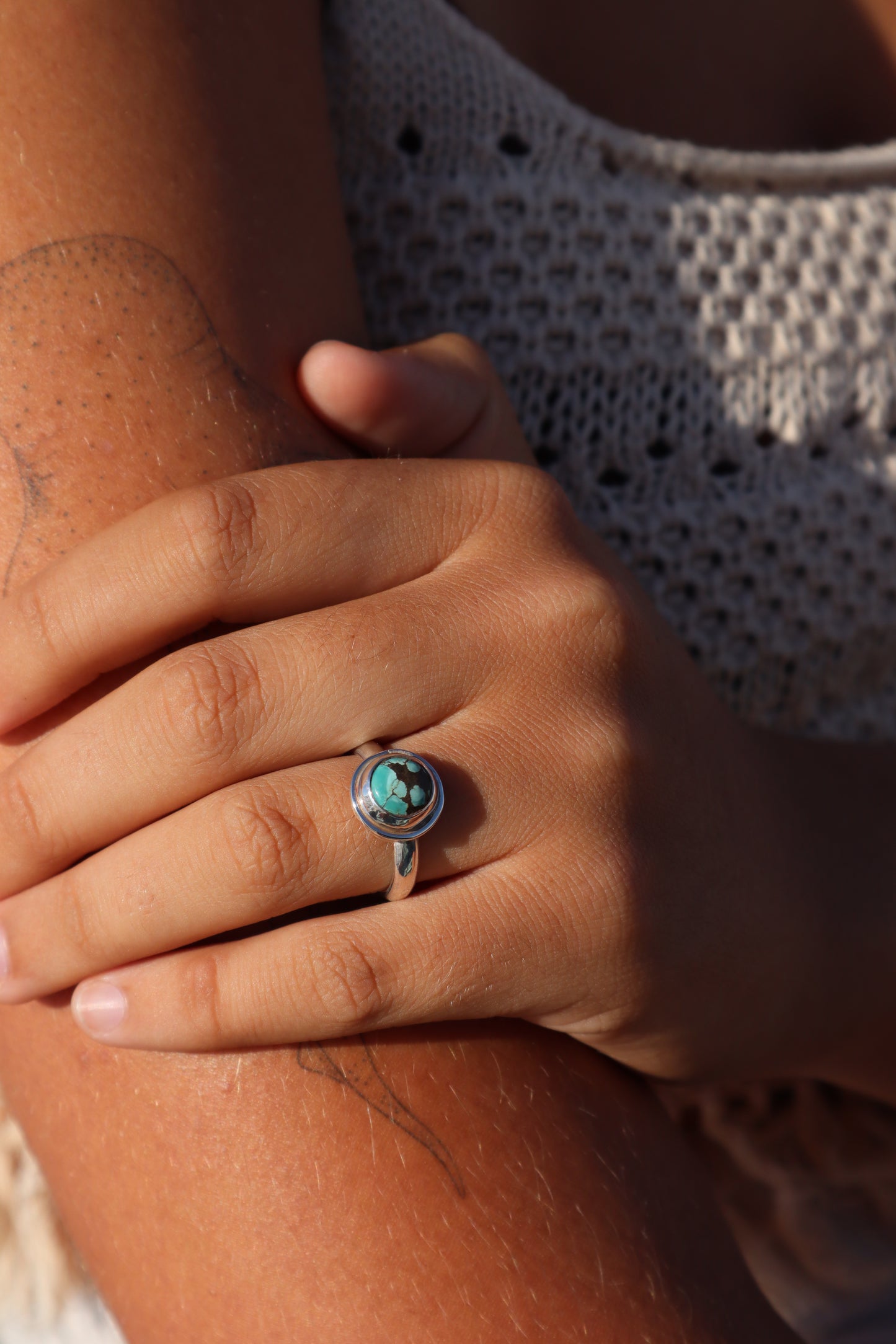 Dainty Turquoise Ring SIZE N 1/2 - 7
