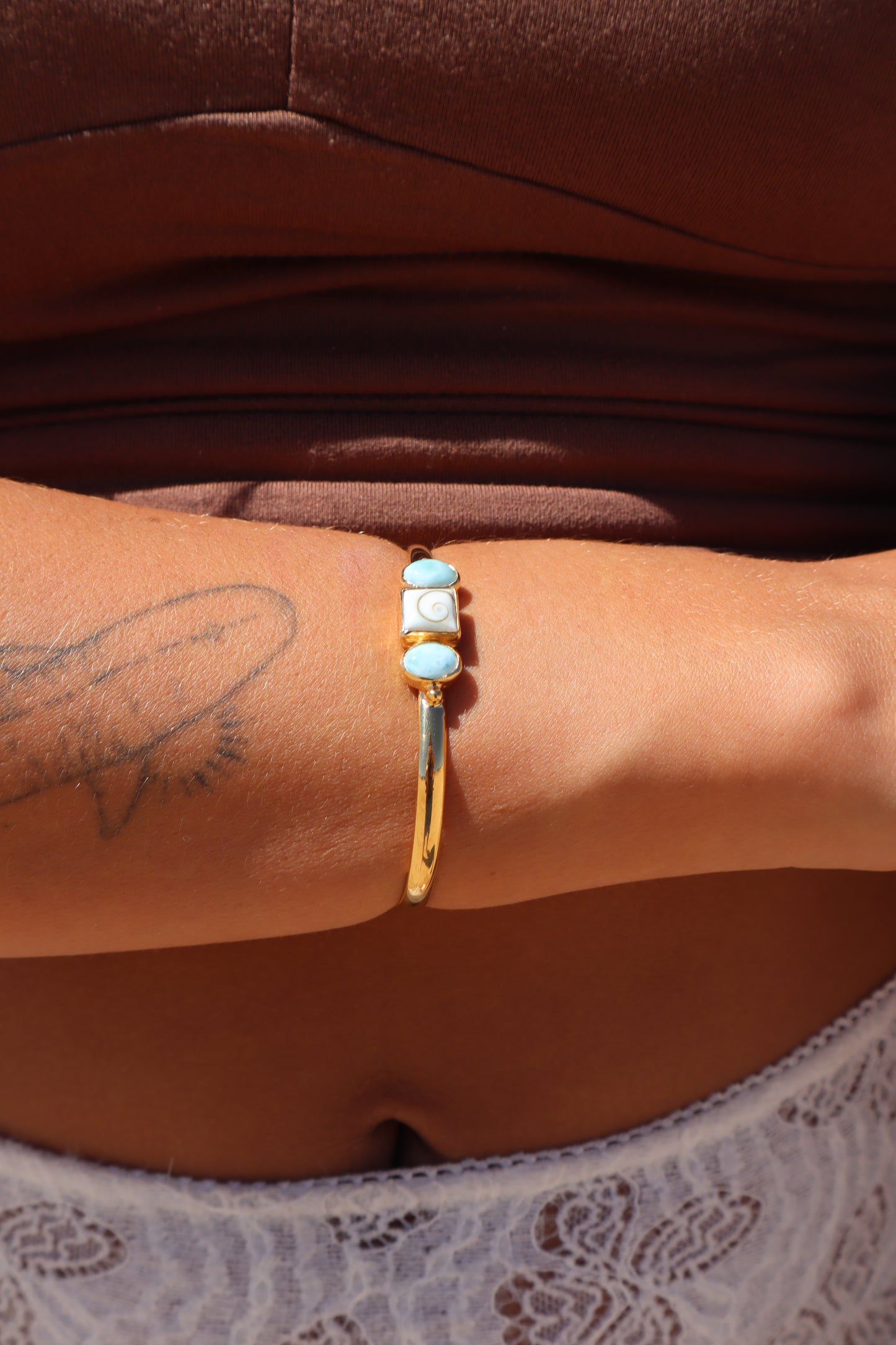 Larimar Reef Cuff