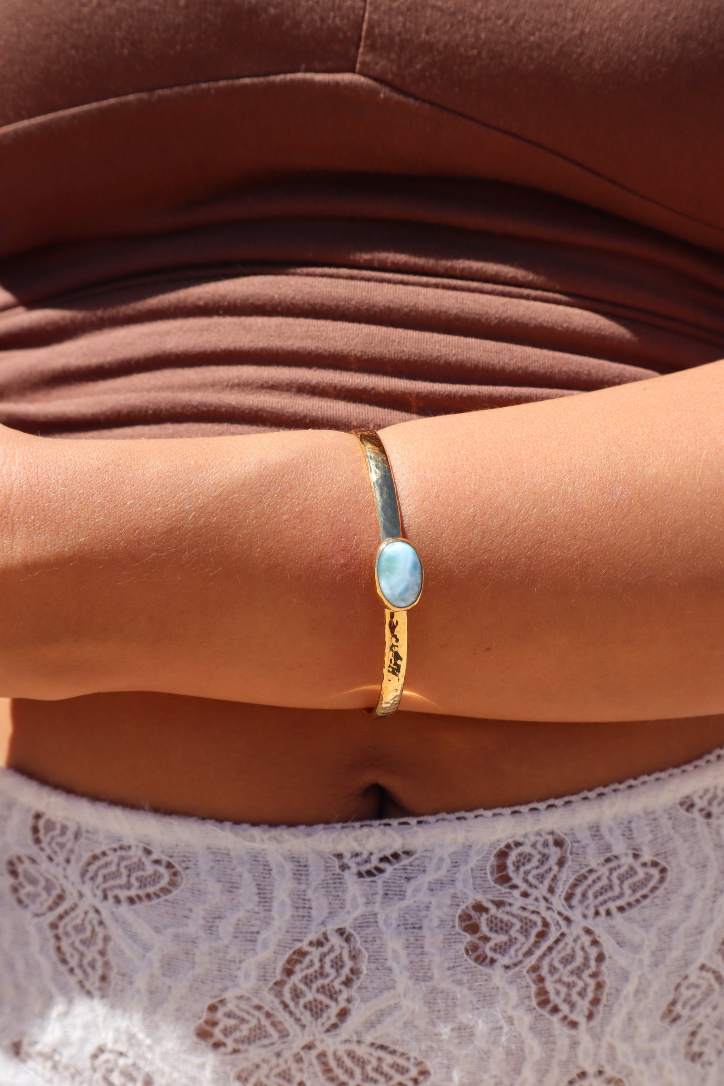Larimar Wanderer Cuff