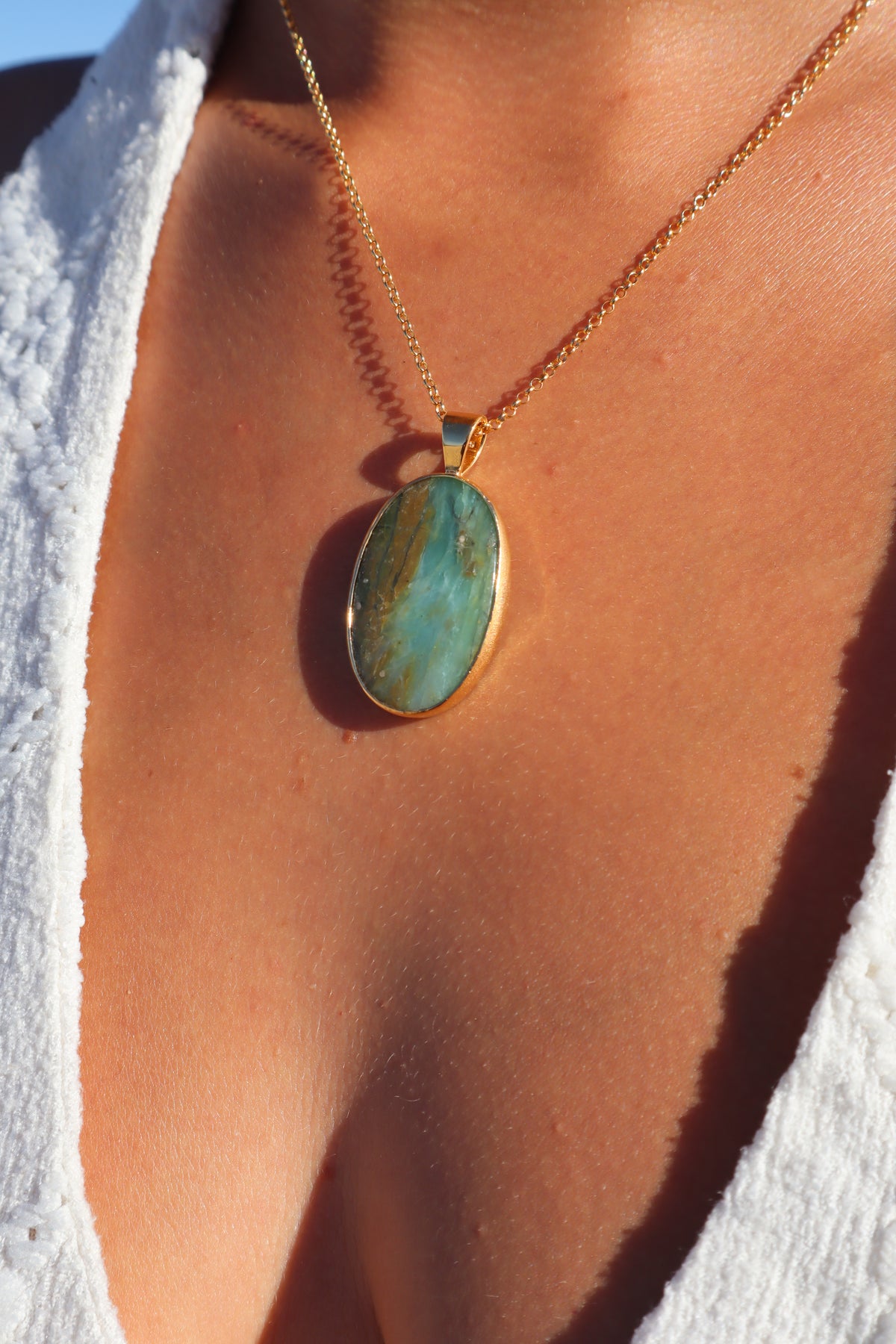 Peruvian Opal Pendant