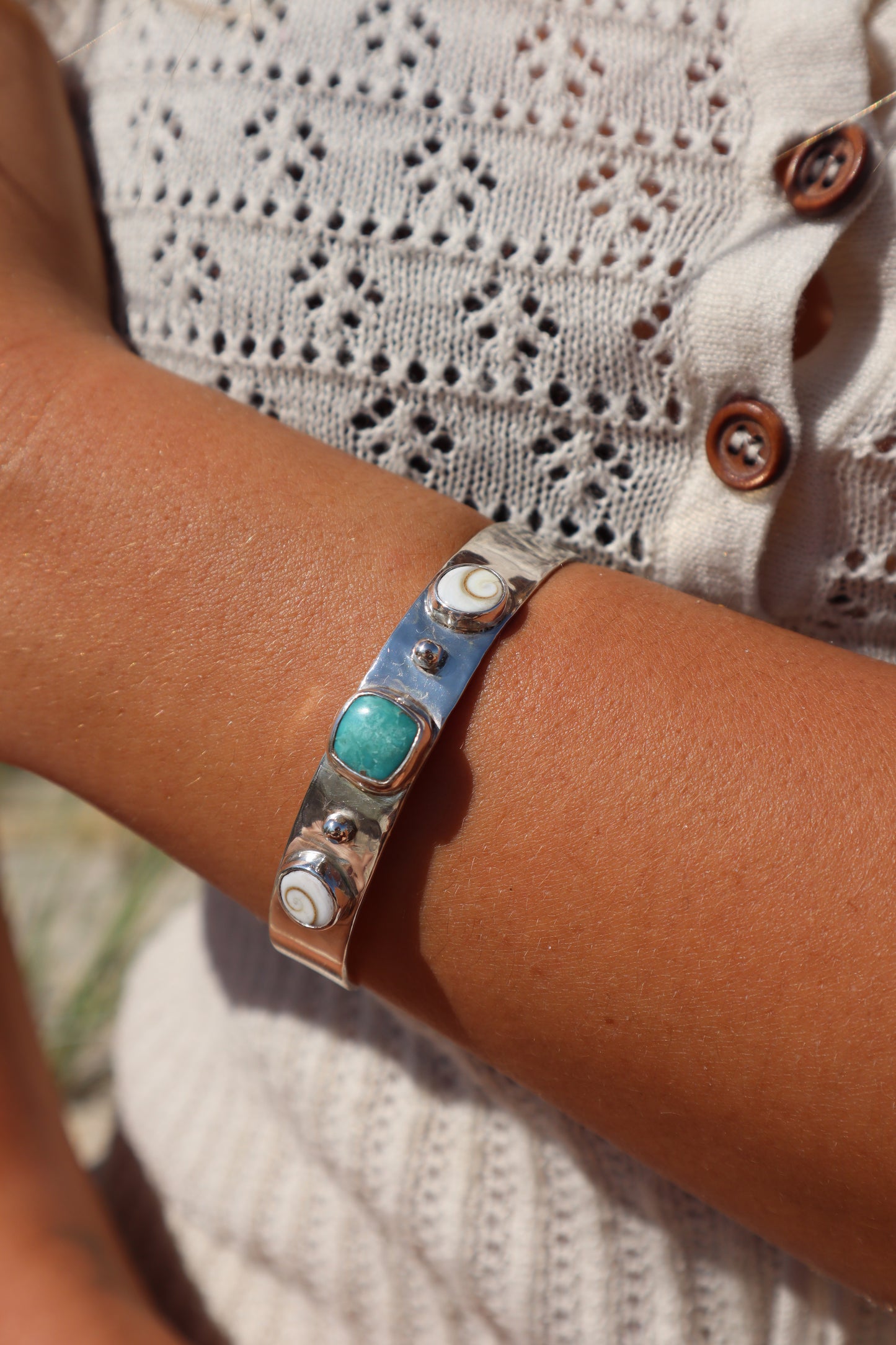 Operculum x Turquoise Marella Cuff