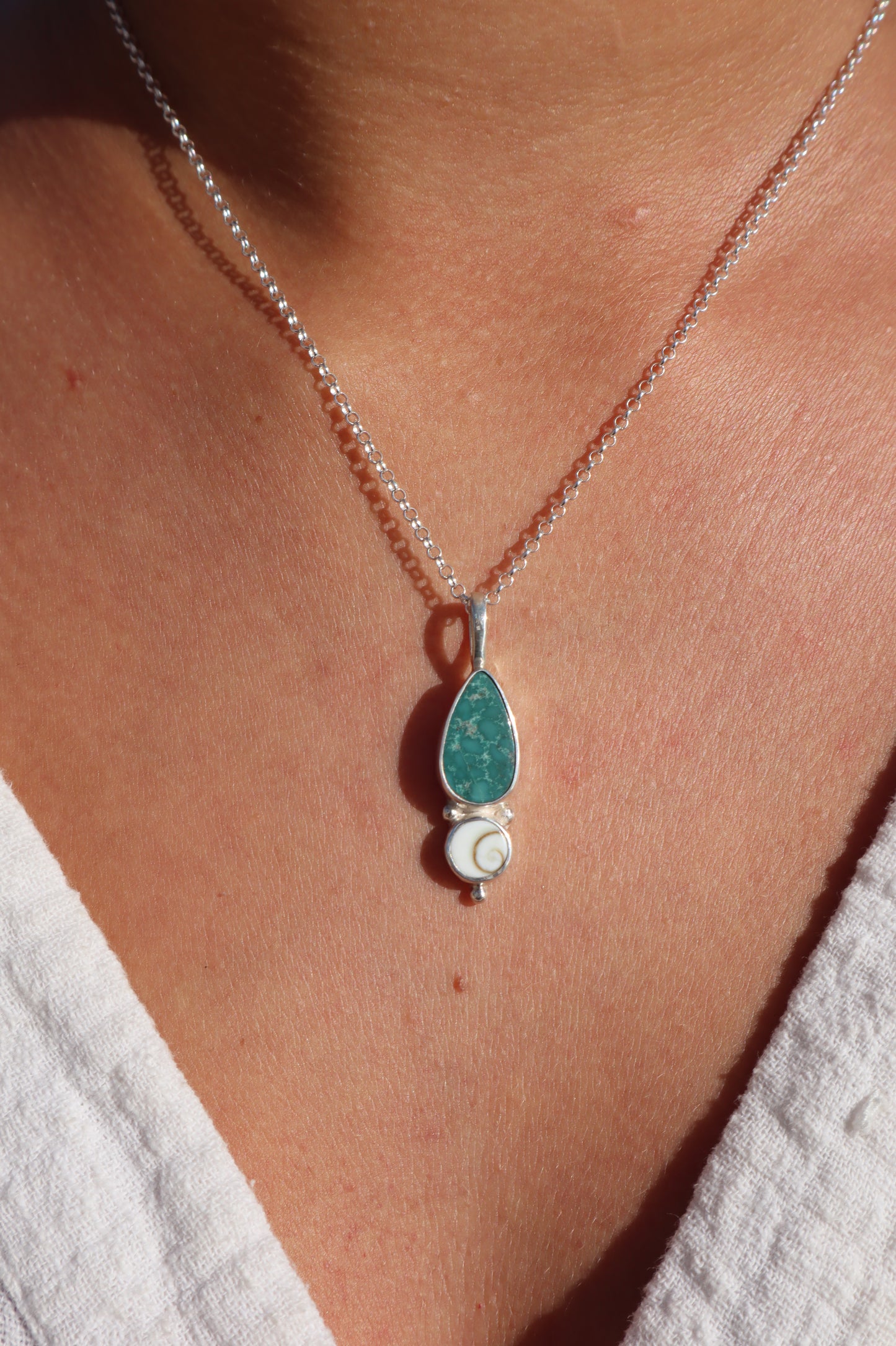 Turquoise x Operculum Pendant