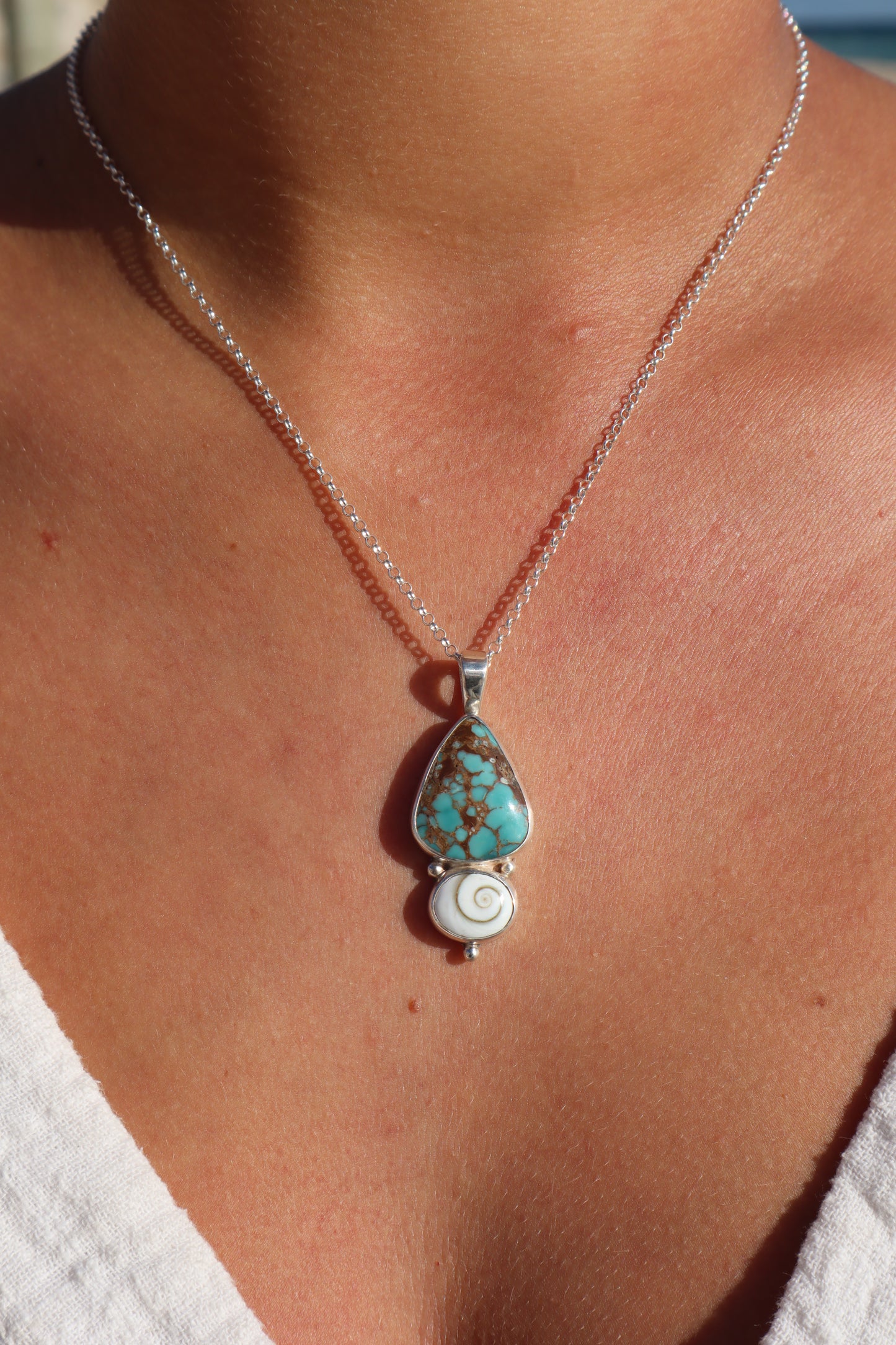 Turquoise x Operculum Pendant