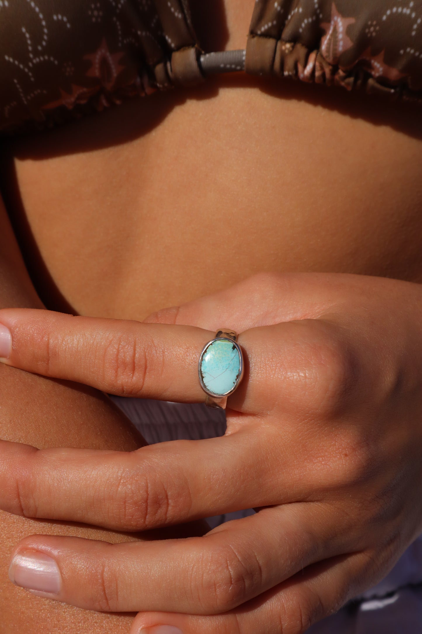 Turquoise Ring SIZE 0 1/2 - 7 1/2
