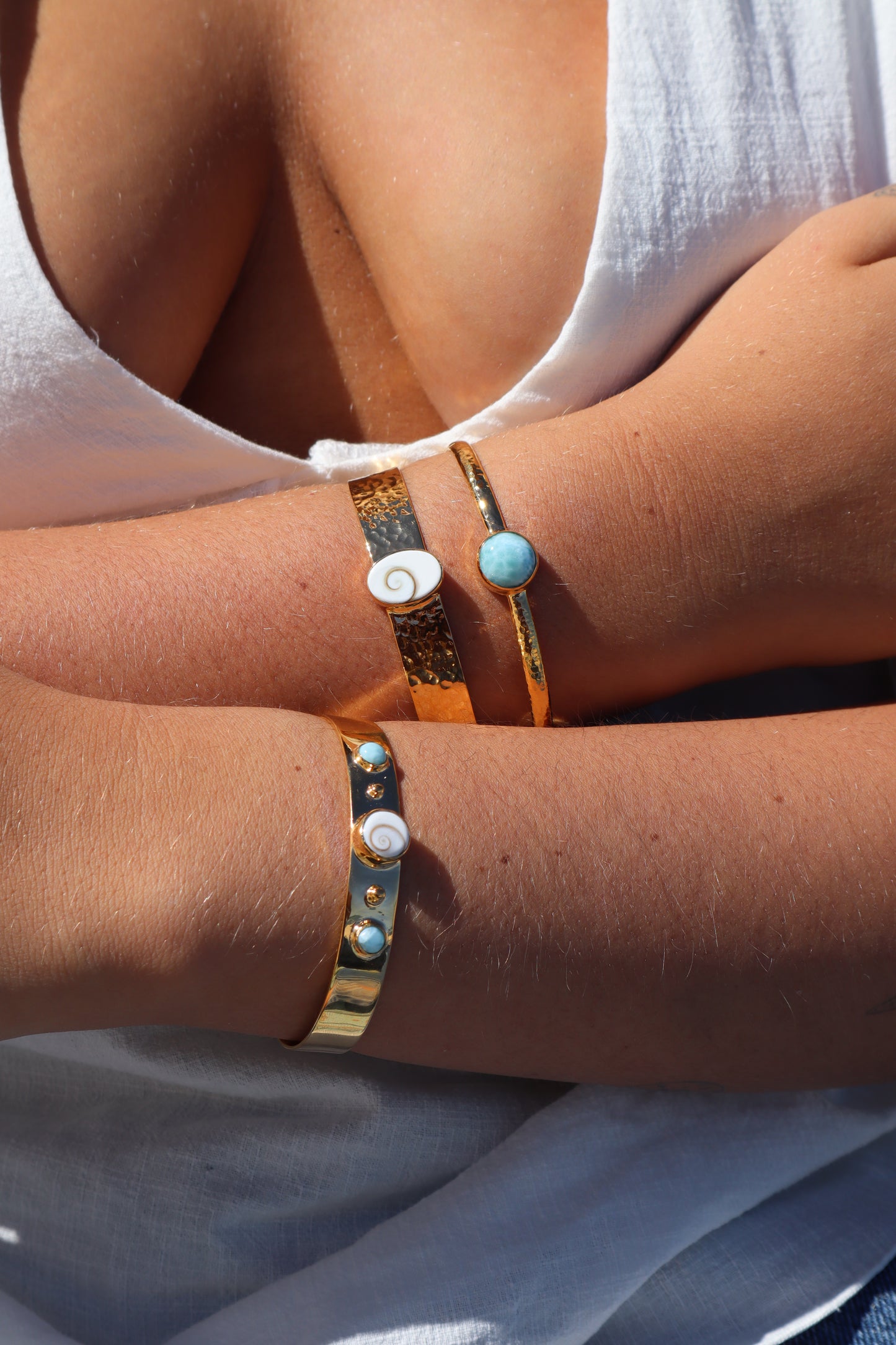 Larimar Wanderer Cuff