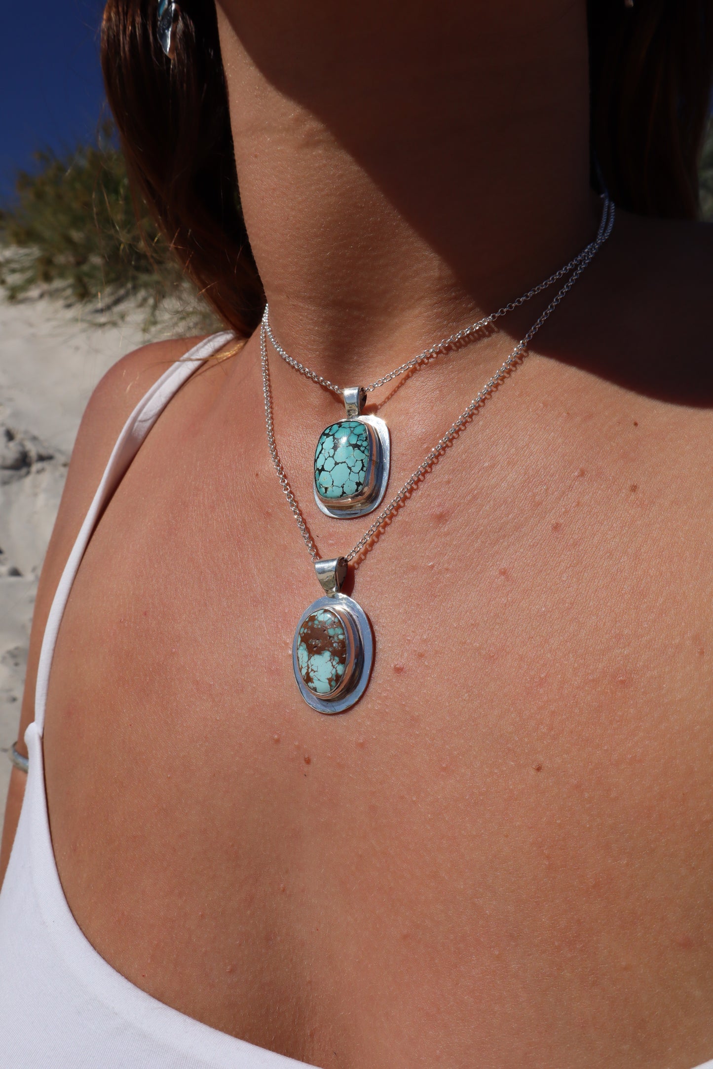 Turquoise Frame Pendant