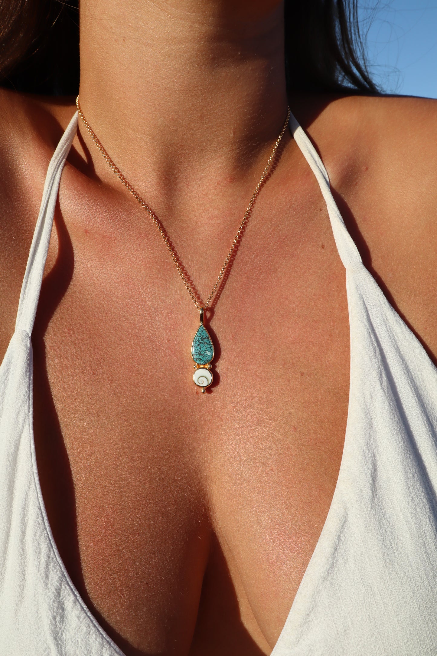 Turquoise x Operculum Pendant