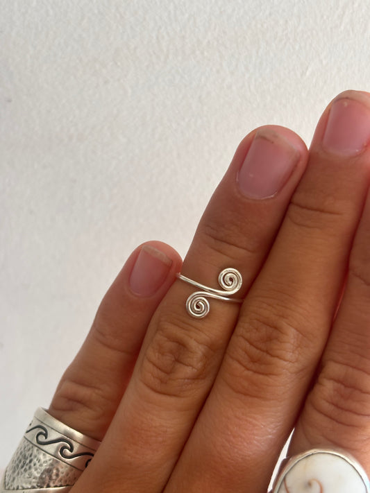 Spiral Wrap Toe Ring