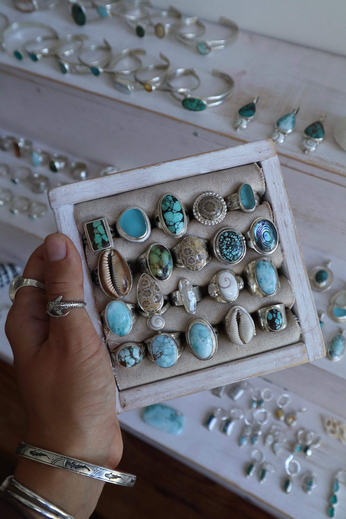 Chunky Coral Ring SIZE R 1/2 - 9
