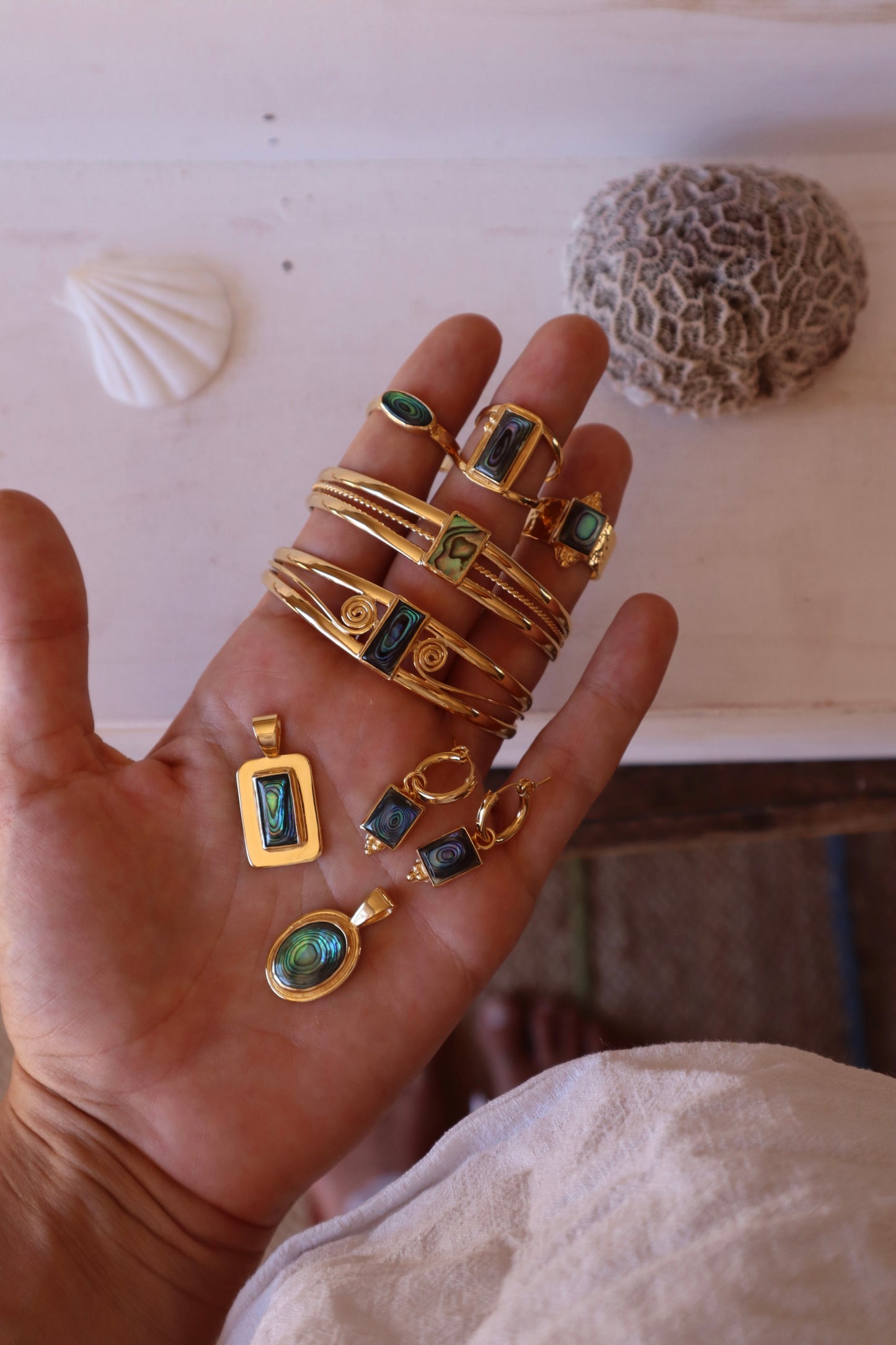 Spiral Abalone Tidal Cuff